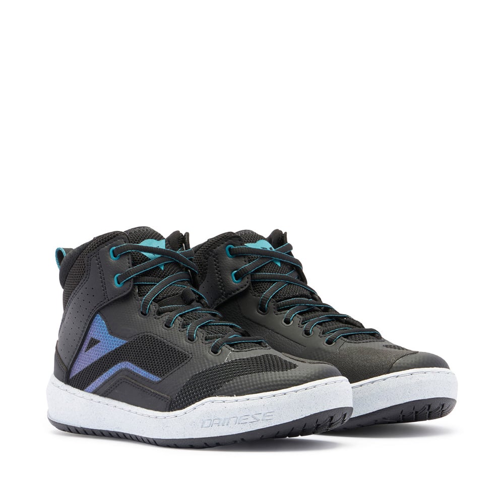 Image of Dainese Suburb Air WMN Shoes Black White Harbor Blue Size 38 ID 8051019718808