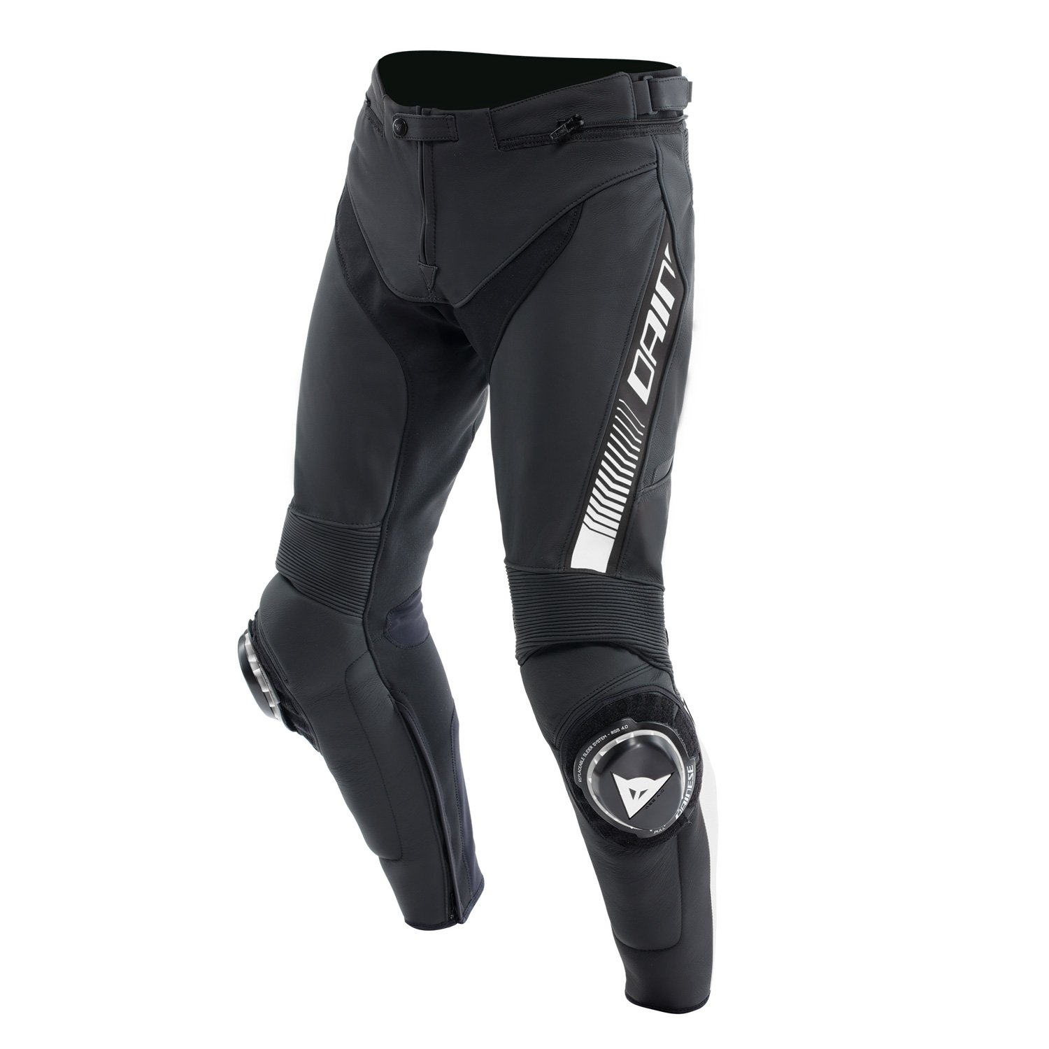 Image of Dainese Super Speed Leather Pants Black White Size 48 ID 8051019640000