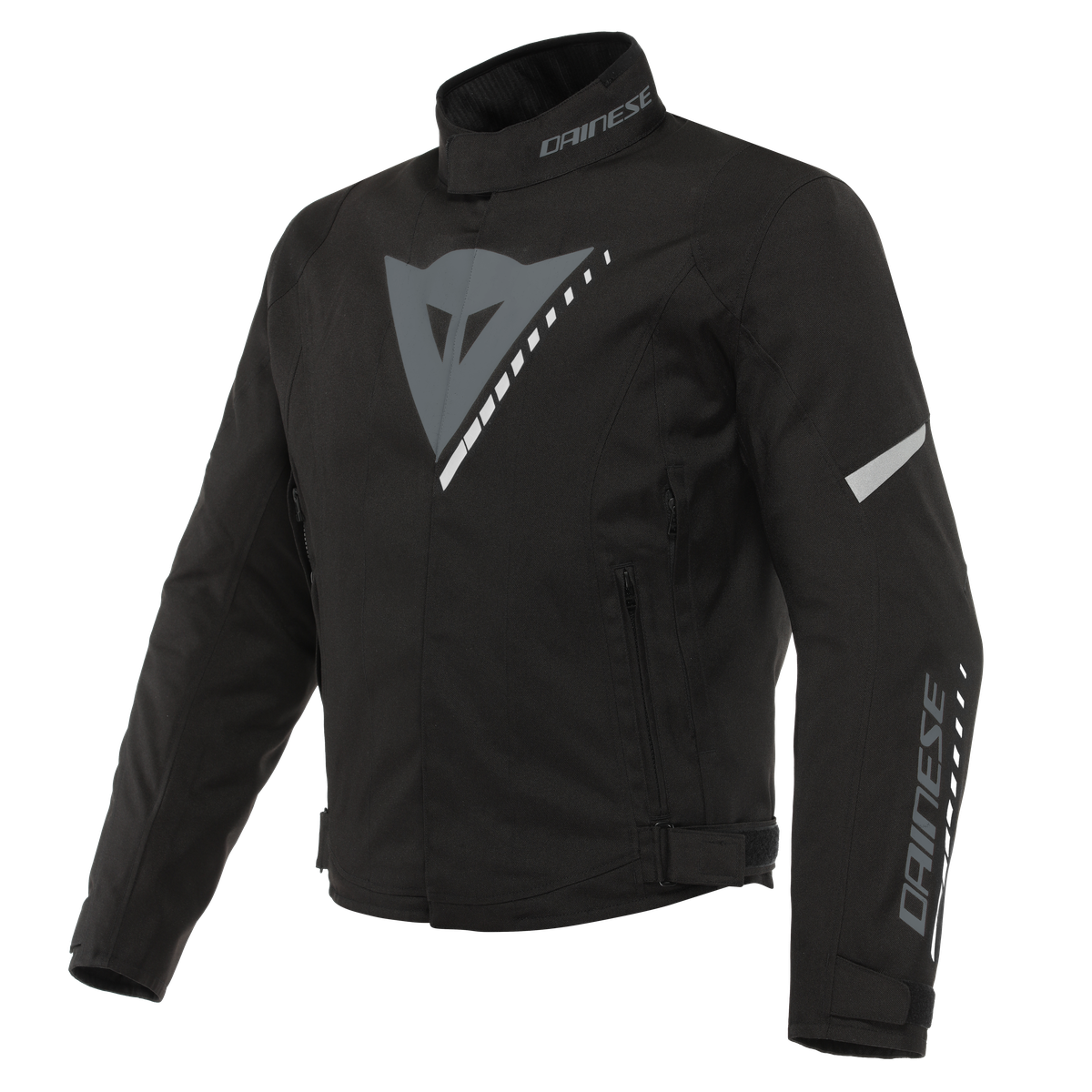 Image of Dainese Veloce D-Dry Jacket Black Charcoal Gray White Size 44 ID 8051019387370