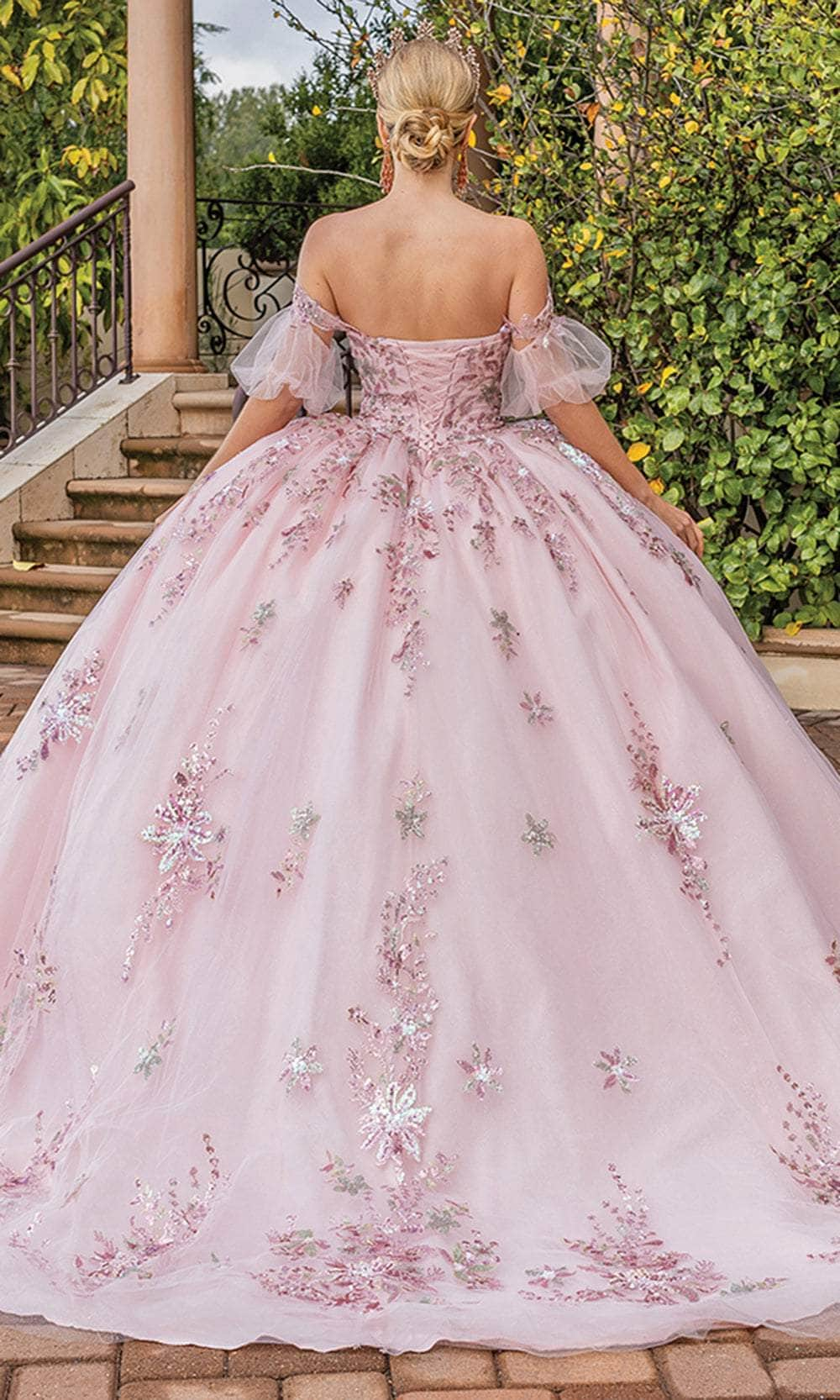 Image of Dancing Queen 1821 - Off Shoulder Glitter Ballgown