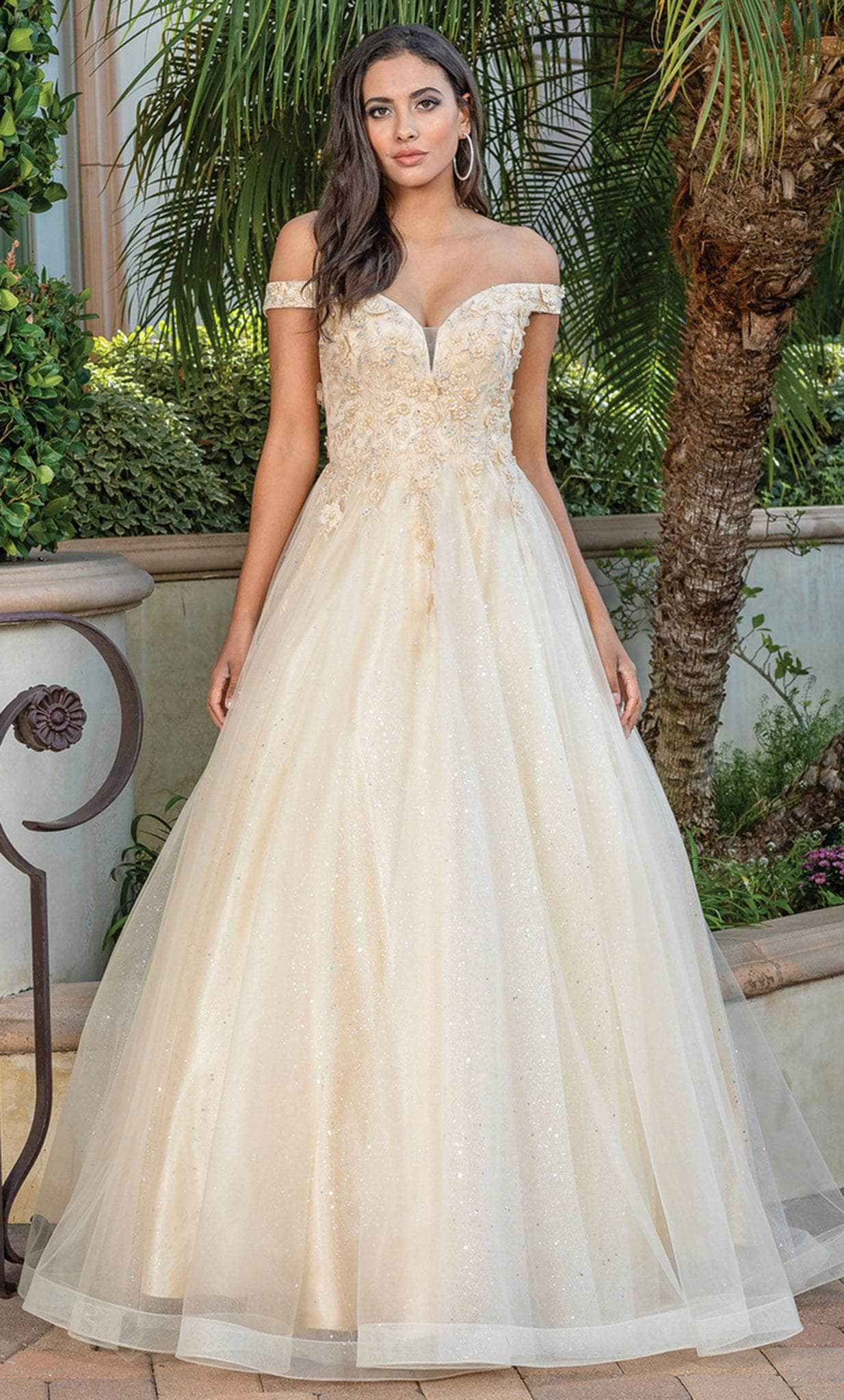 Image of Dancing Queen 4316 - Off Shoulder Princess A-line Gown