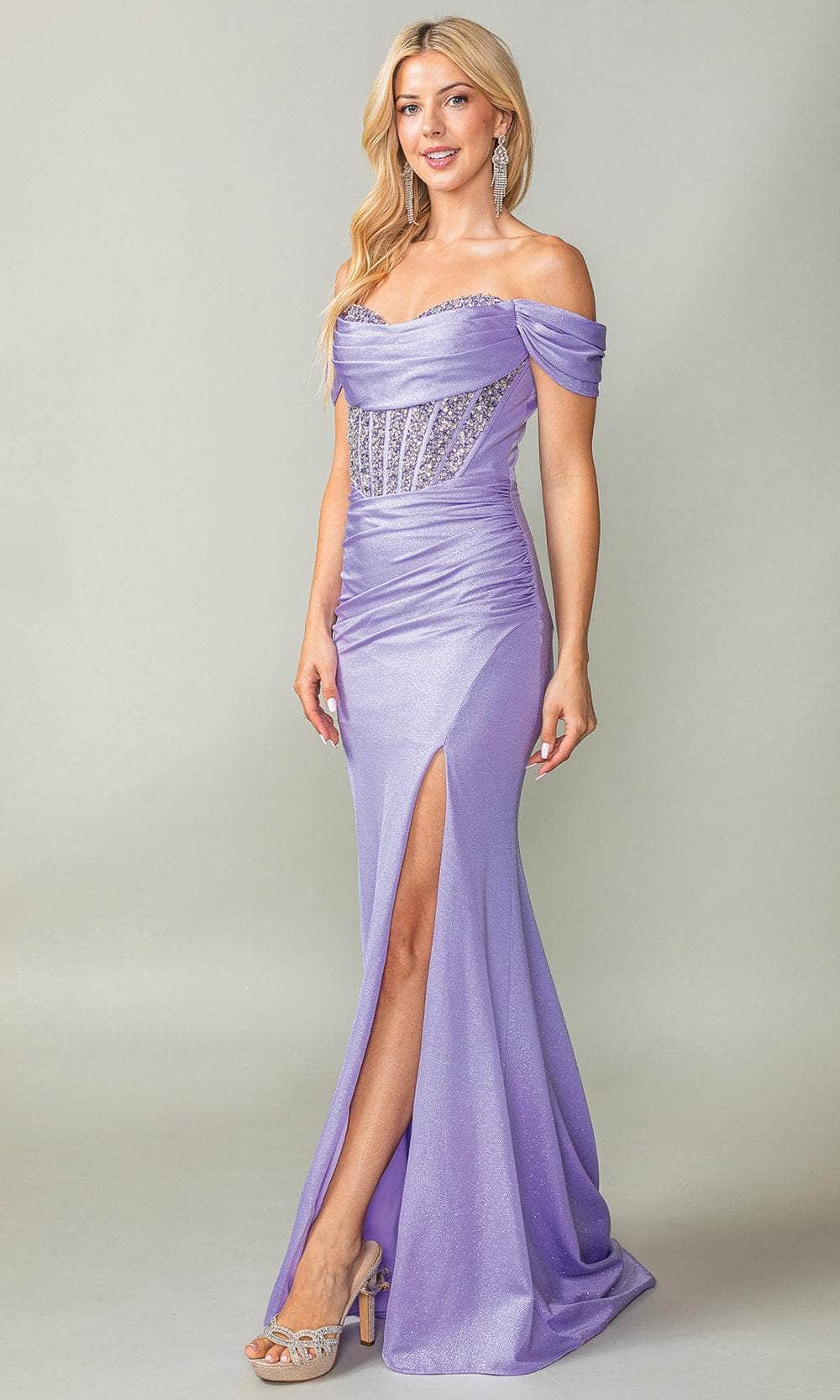 Image of Dancing Queen 4386 - Cowl Sweetheart Prom Gown