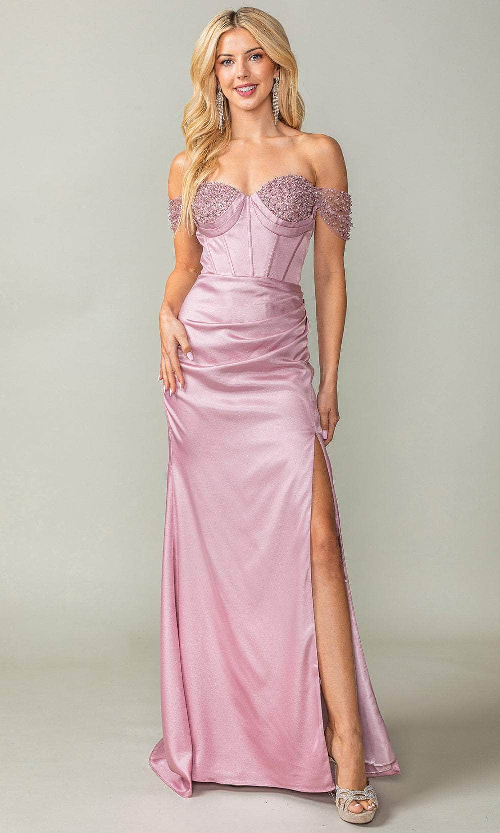 Image of Dancing Queen 4401 - Beaded Bust Prom Dress