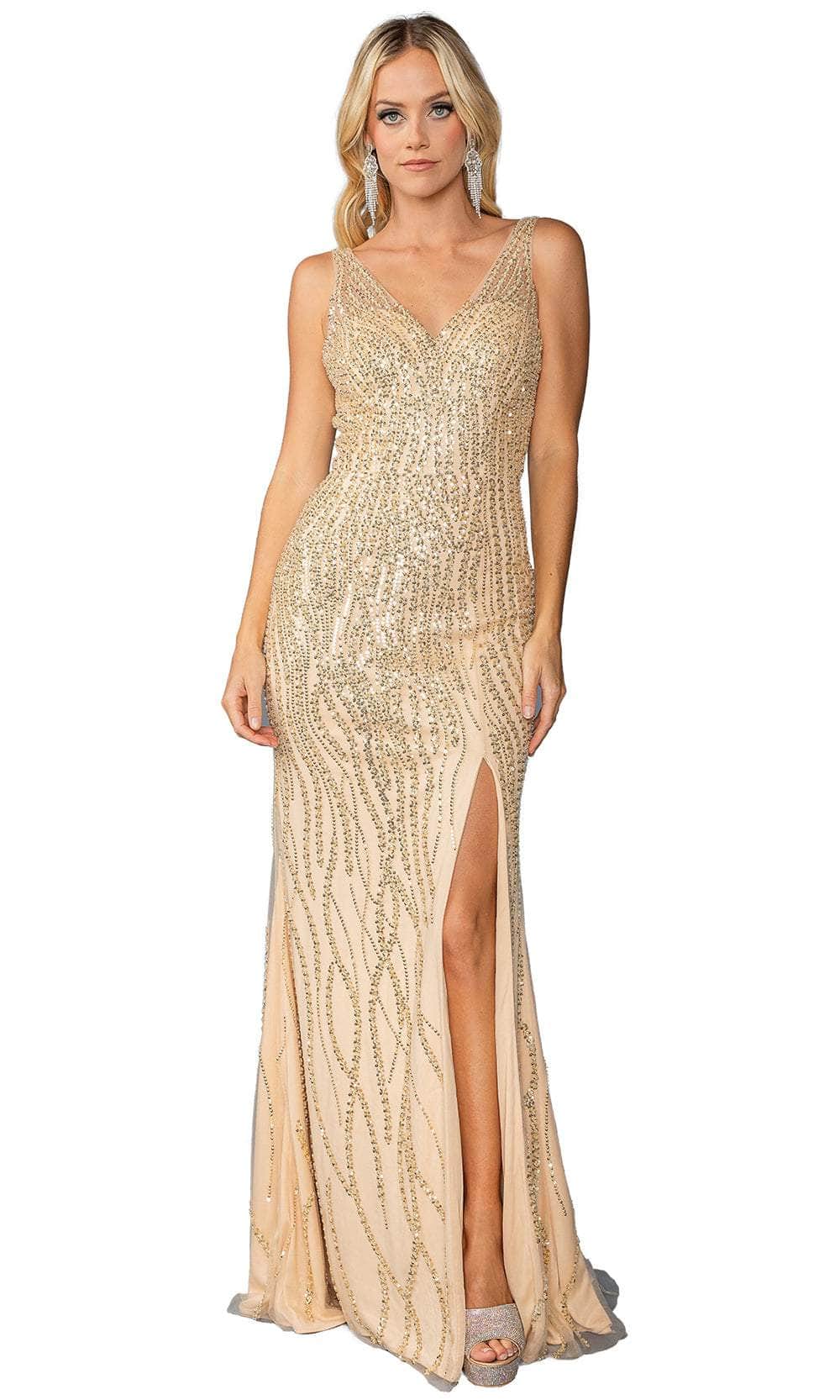 Image of Dancing Queen 4418 - Embellished Sheath Prom Dress