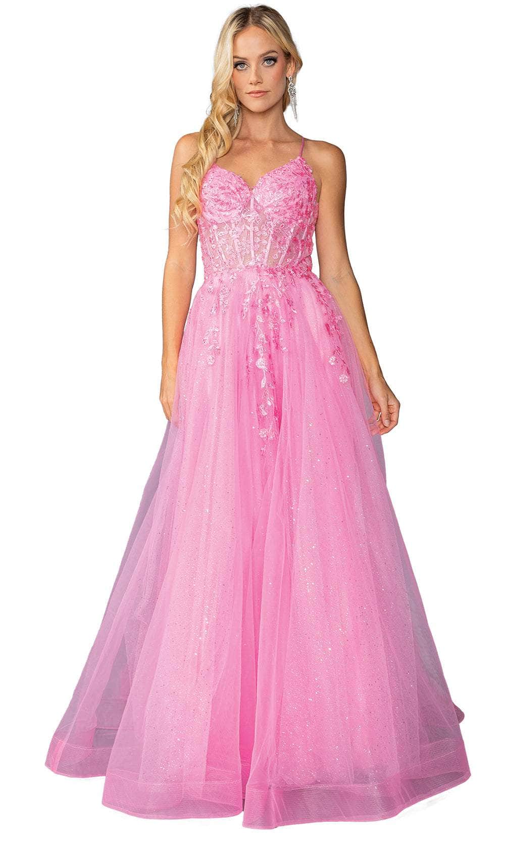 Image of Dancing Queen 4421 - Embroidered Sleeveless Ballgown