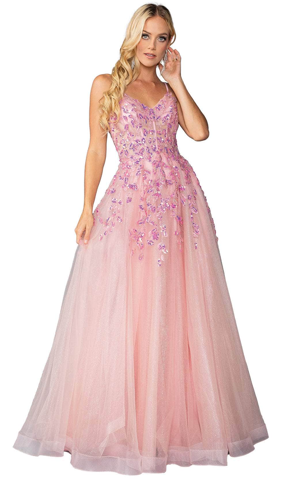 Image of Dancing Queen 4451 - Sleeveless Embellished Prom Gown