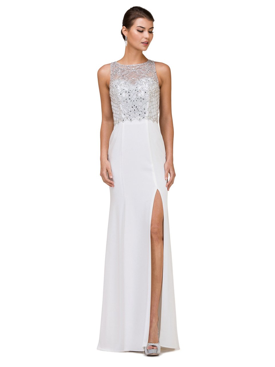 Image of Dancing Queen Bridal - 9964 Ornate Cutout Illusion Gown