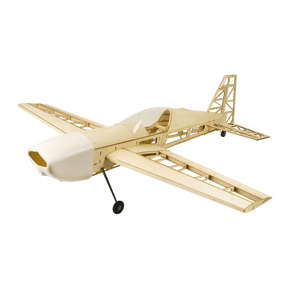 Image of Dancing Wings Hobby S25 EXTRA 330 1000mm Wingspan Balsa Wood 3D Aerobatics RC Airplane KIT/ KIT+Power Combo