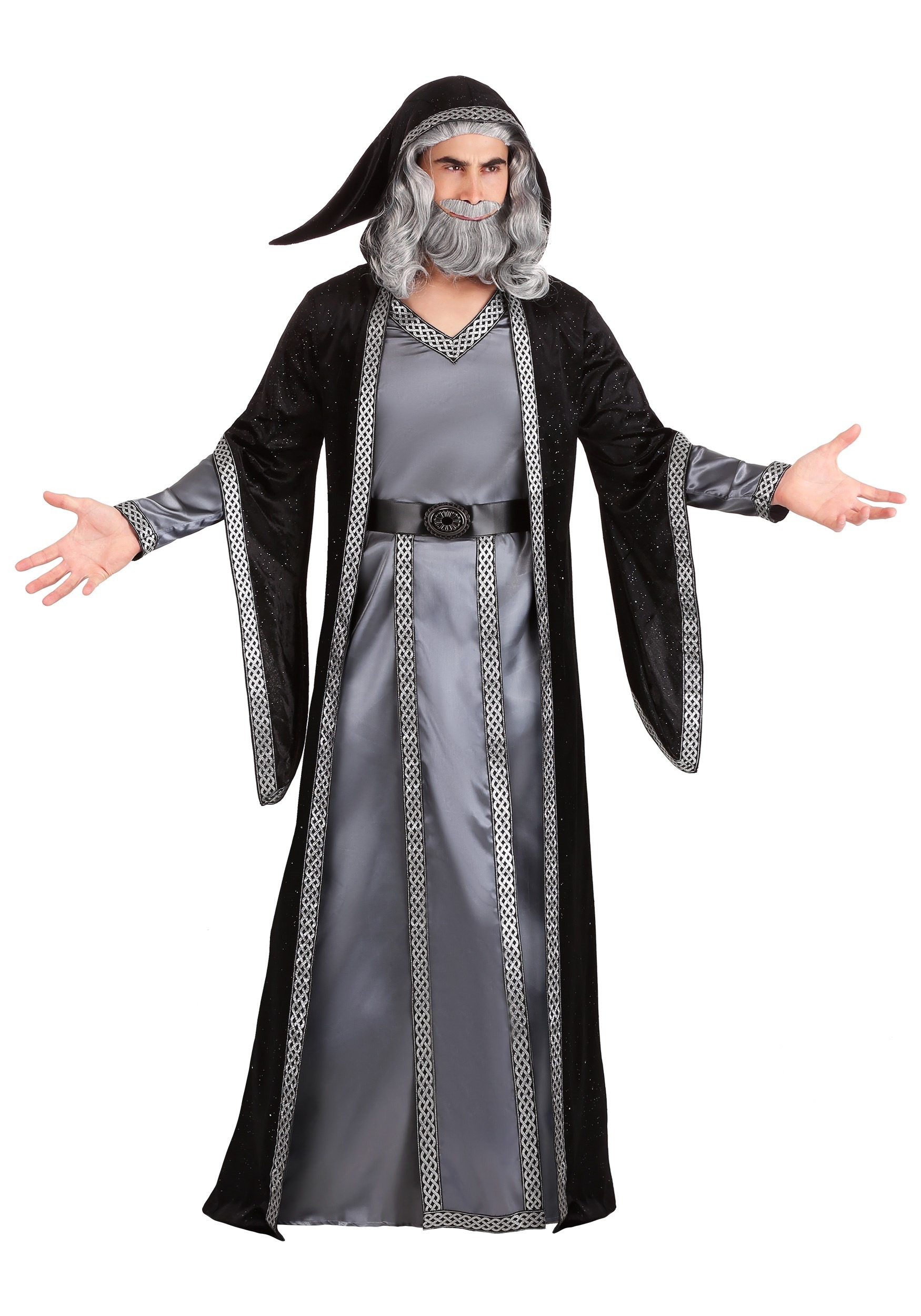 Image of Dark Wizard Deluxe Costume ID FUN0987AD-M