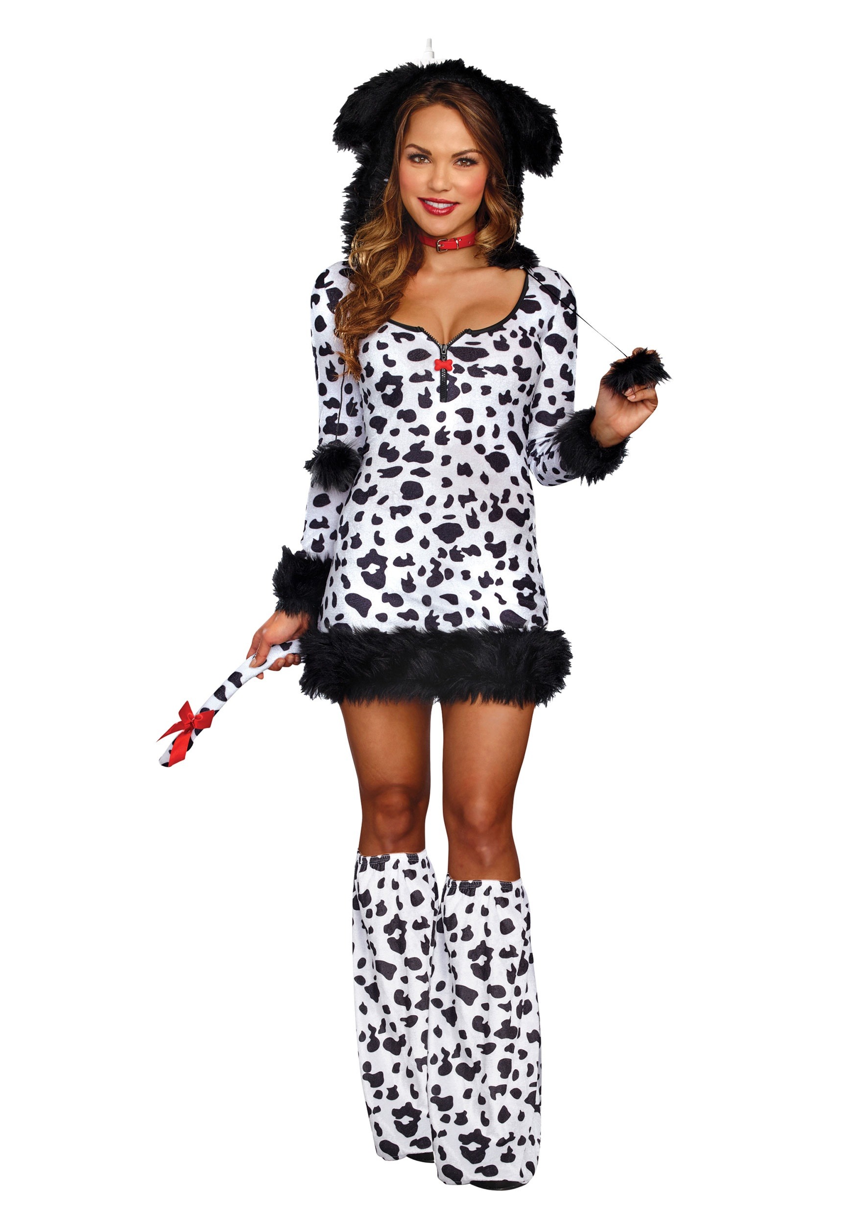 Image of Darling Dalmatian Costume for Women ID DR10624-L