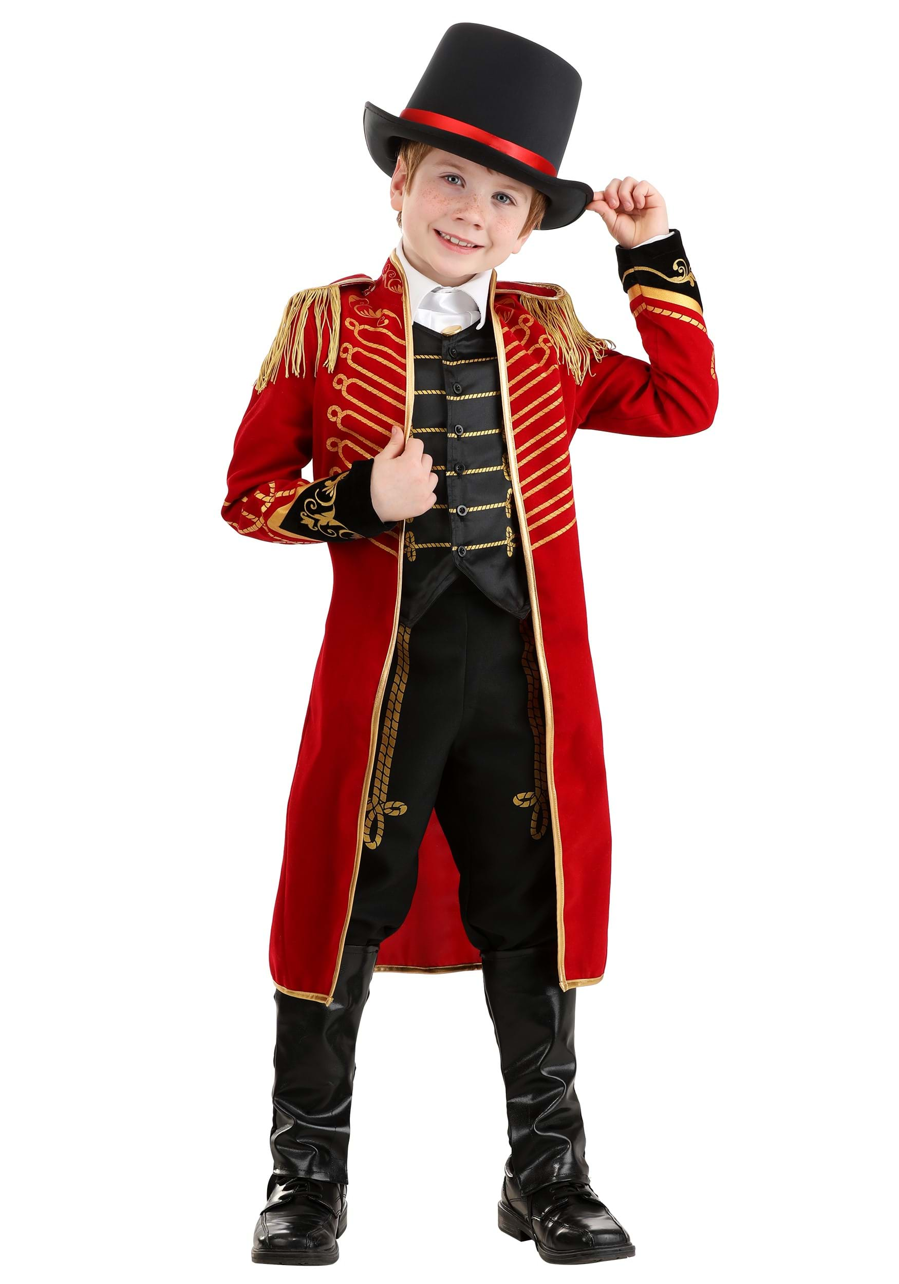 Image of Dashing Ringmaster Costume for Kids ID FUN1350CH-S