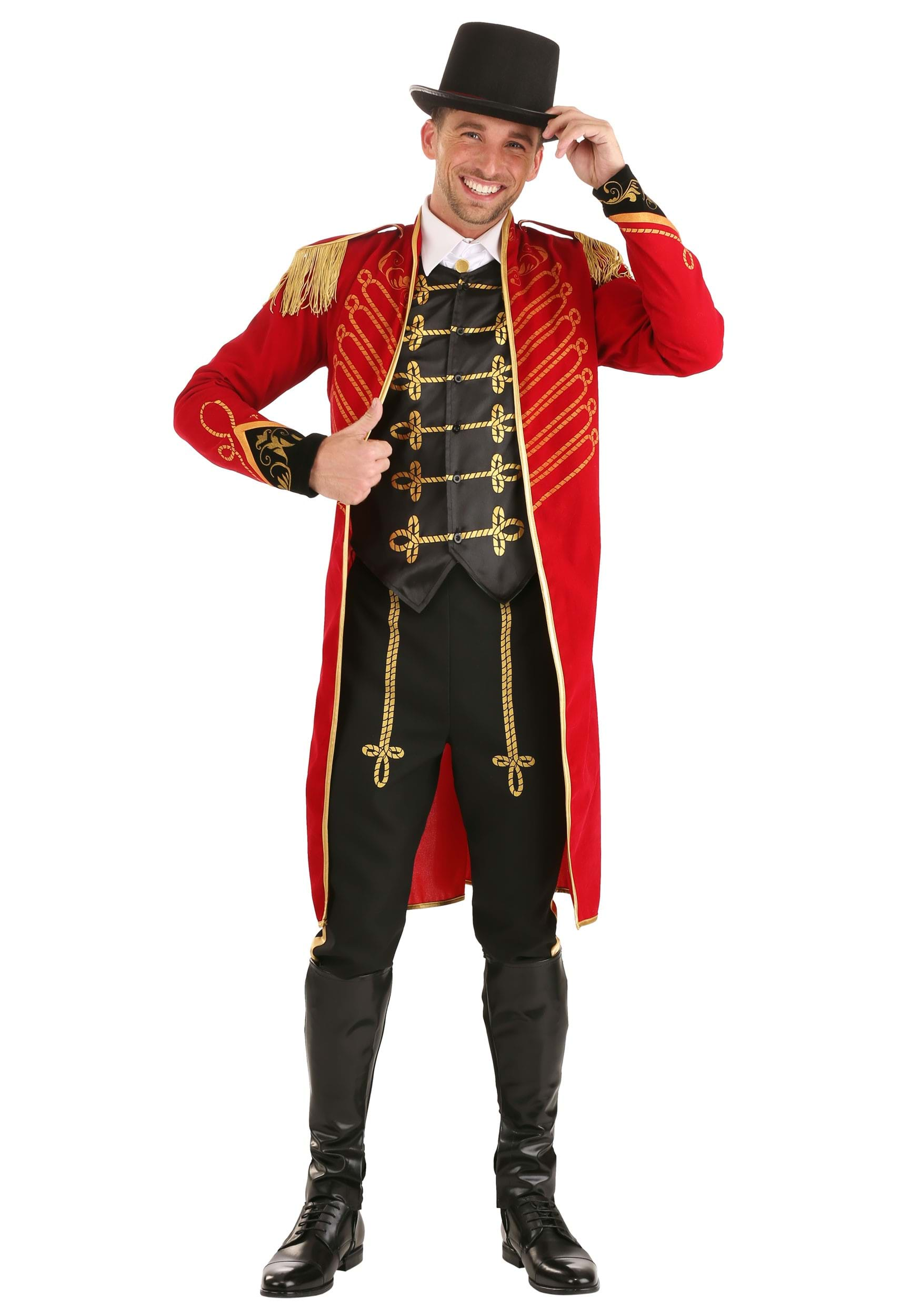 Image of Dashing Ringmaster Costume for Men ID FUN1350AD-XL