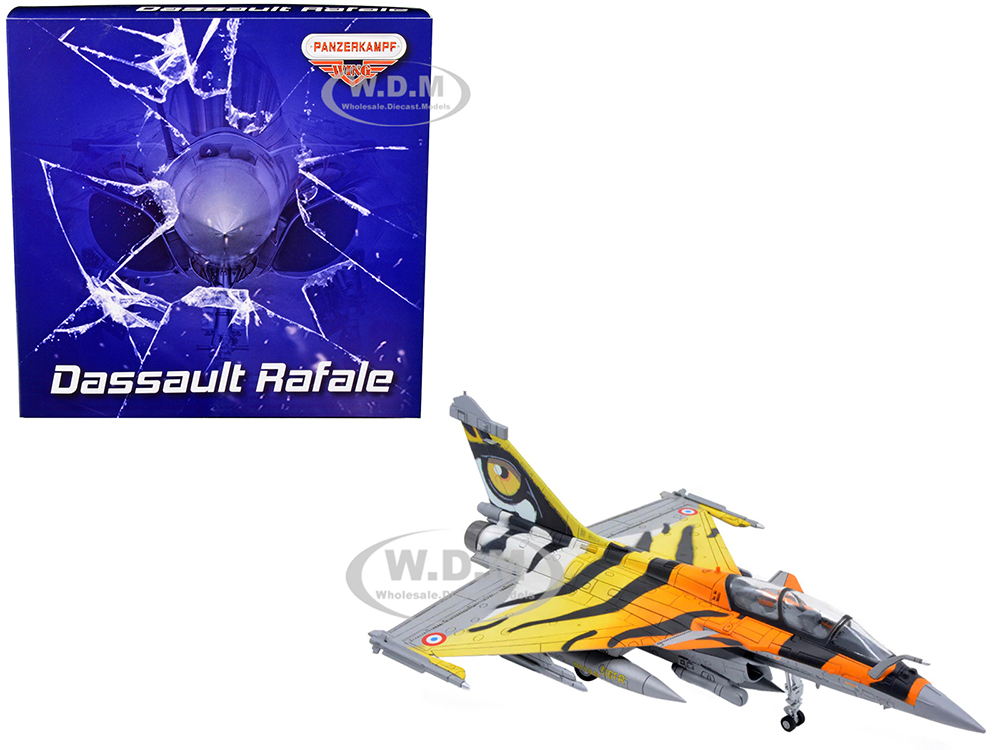 Image of Dassault Rafale B Fighter Jet "Ocean Tiger" with Missile Accessories "Panzerkampf Wing" Series 1/72 Scale Model by Panzerkampf