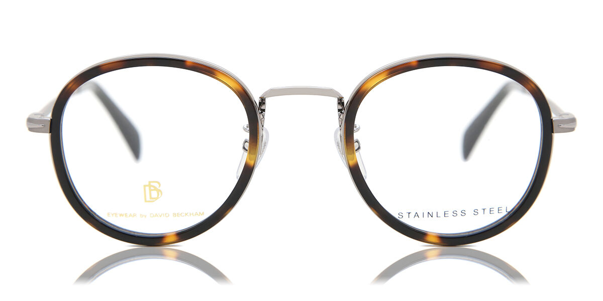 Image of David Beckham DB 1013 086 47 Tortoiseshell Meskie Okulary Korekcyjne PL