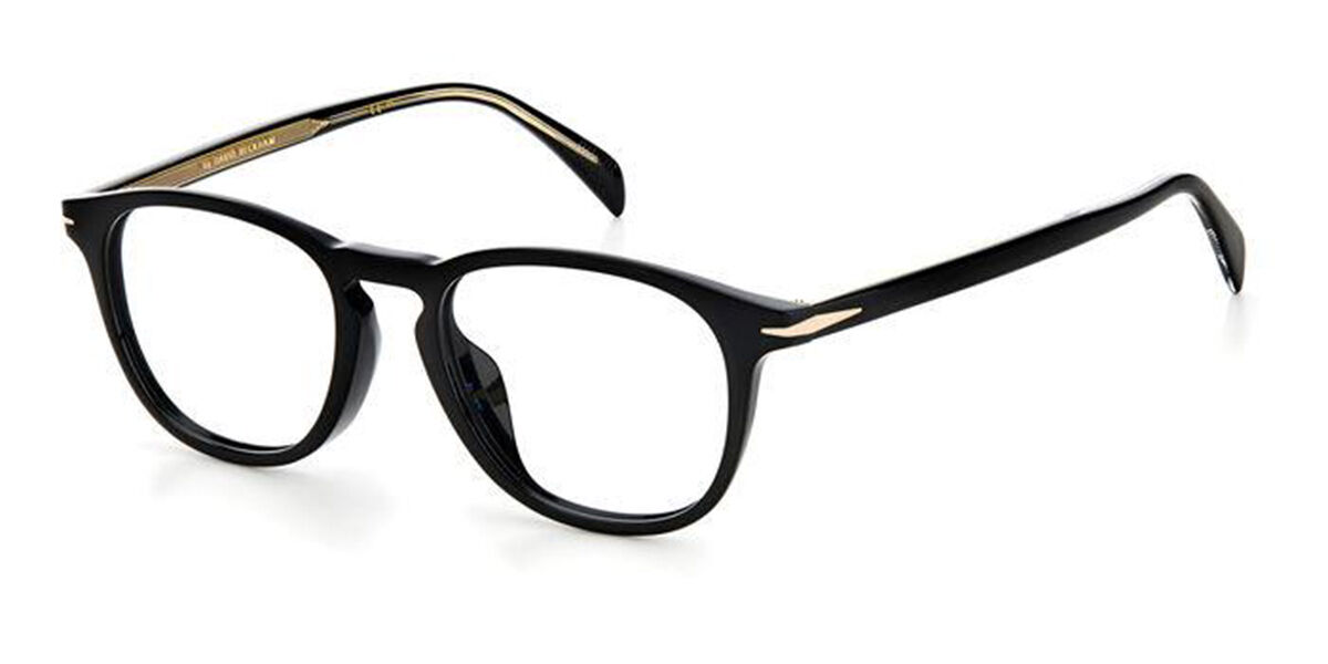 Image of David Beckham DB 1021/F Formato Asiático 807 Óculos de Grau Pretos Masculino BRLPT