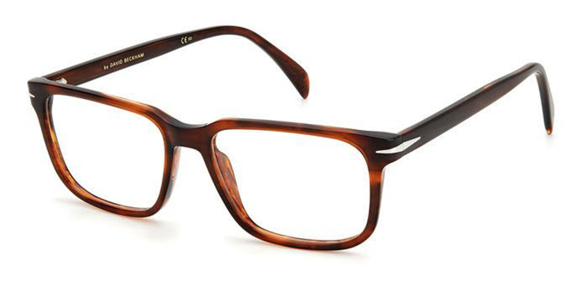 Image of David Beckham DB 1022 EX4 Óculos de Grau Marrons Masculino BRLPT