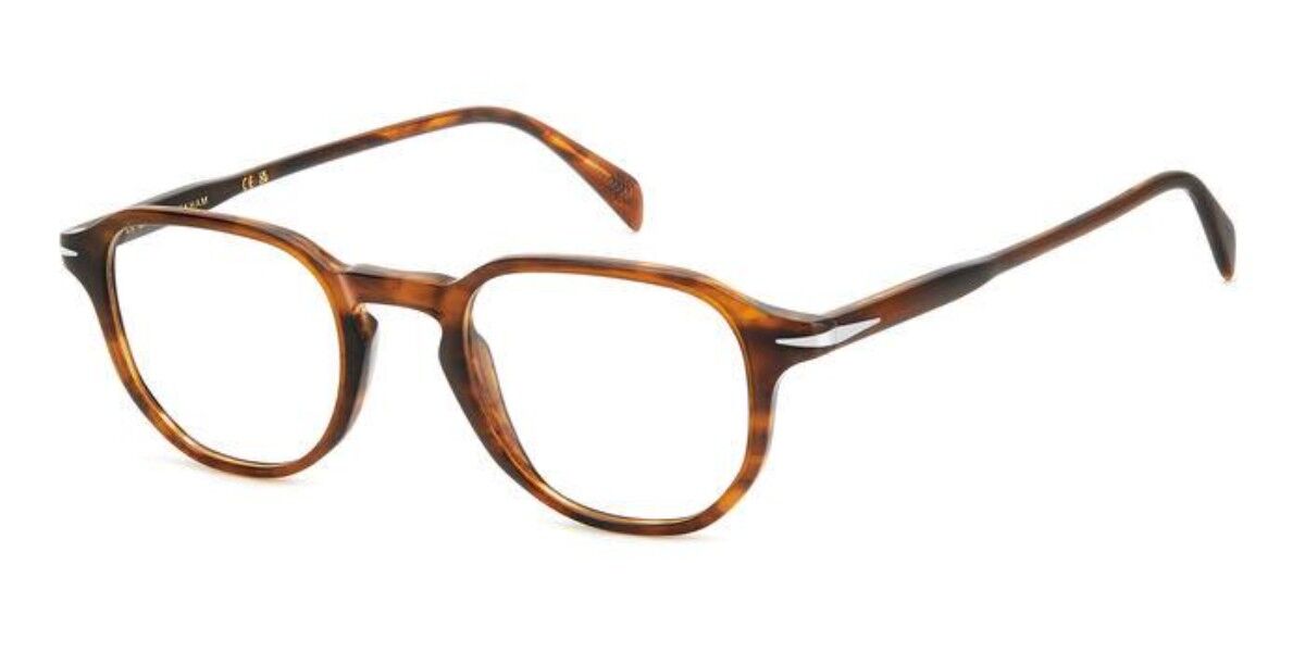 Image of David Beckham DB 1140 EX4 Óculos de Grau Marrons Masculino BRLPT