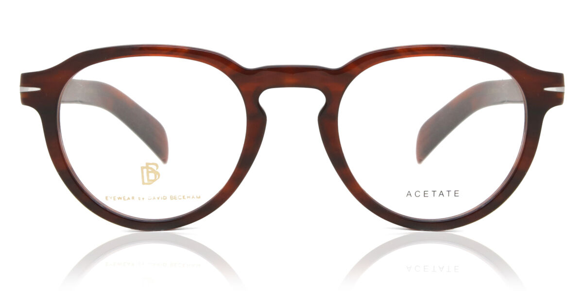 Image of David Beckham DB 7021 EX4 Óculos de Grau Marrons Masculino PRT