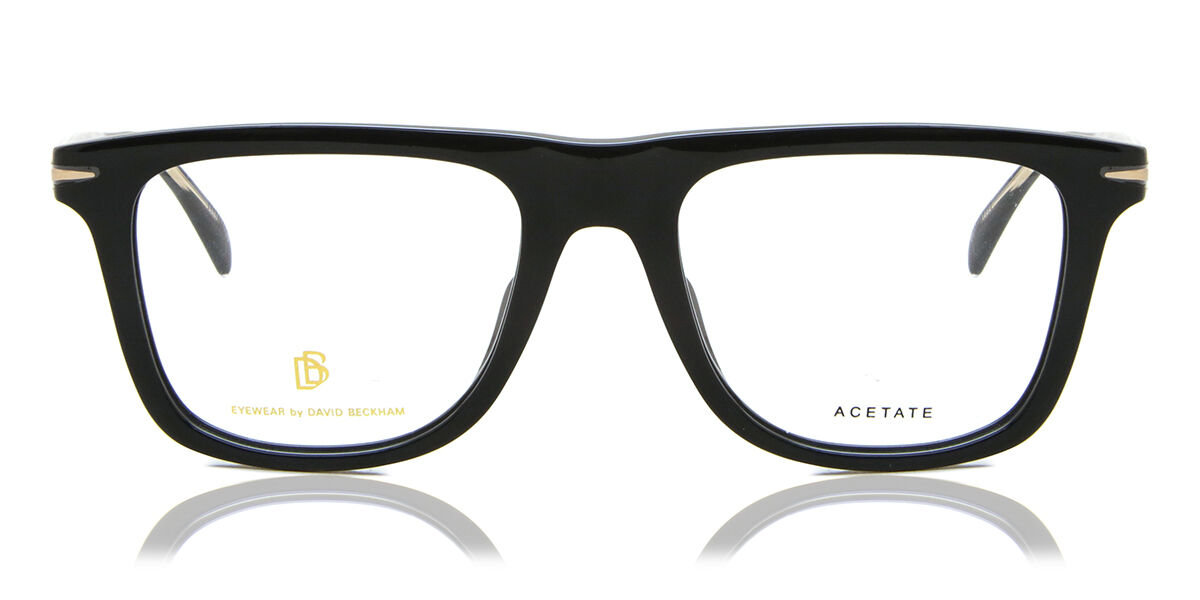 Image of David Beckham DB 7061/F Formato Asiático 807 Óculos de Grau Pretos Masculino BRLPT