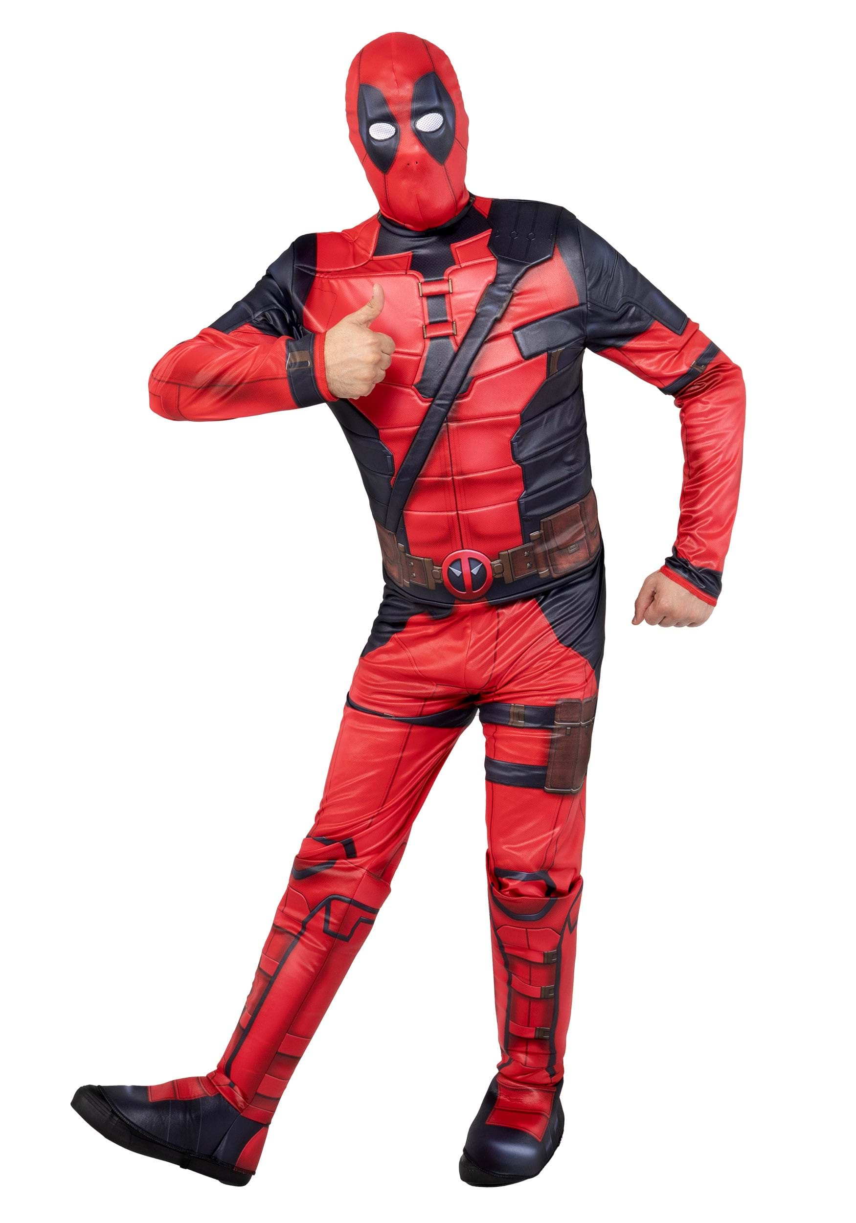 Image of Deadpool 3 Deadpool Adult Qualux Costume | Marvel Costumes ID JWC5401-M