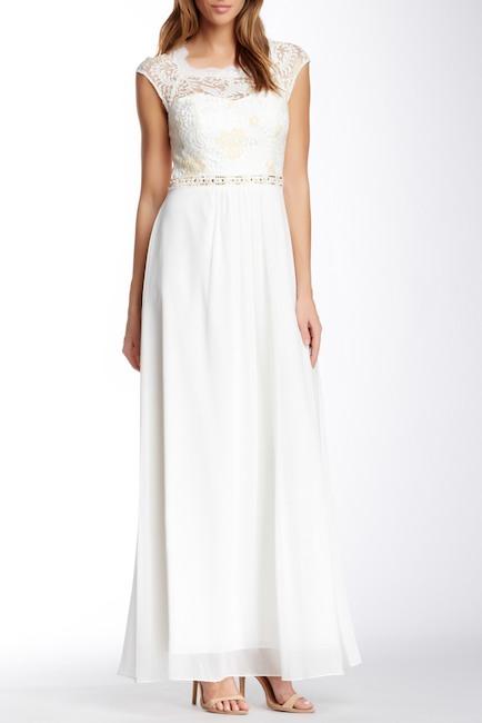 Image of Decode 18 - 182811 Queen Anne Lace A-Line Evening Gown