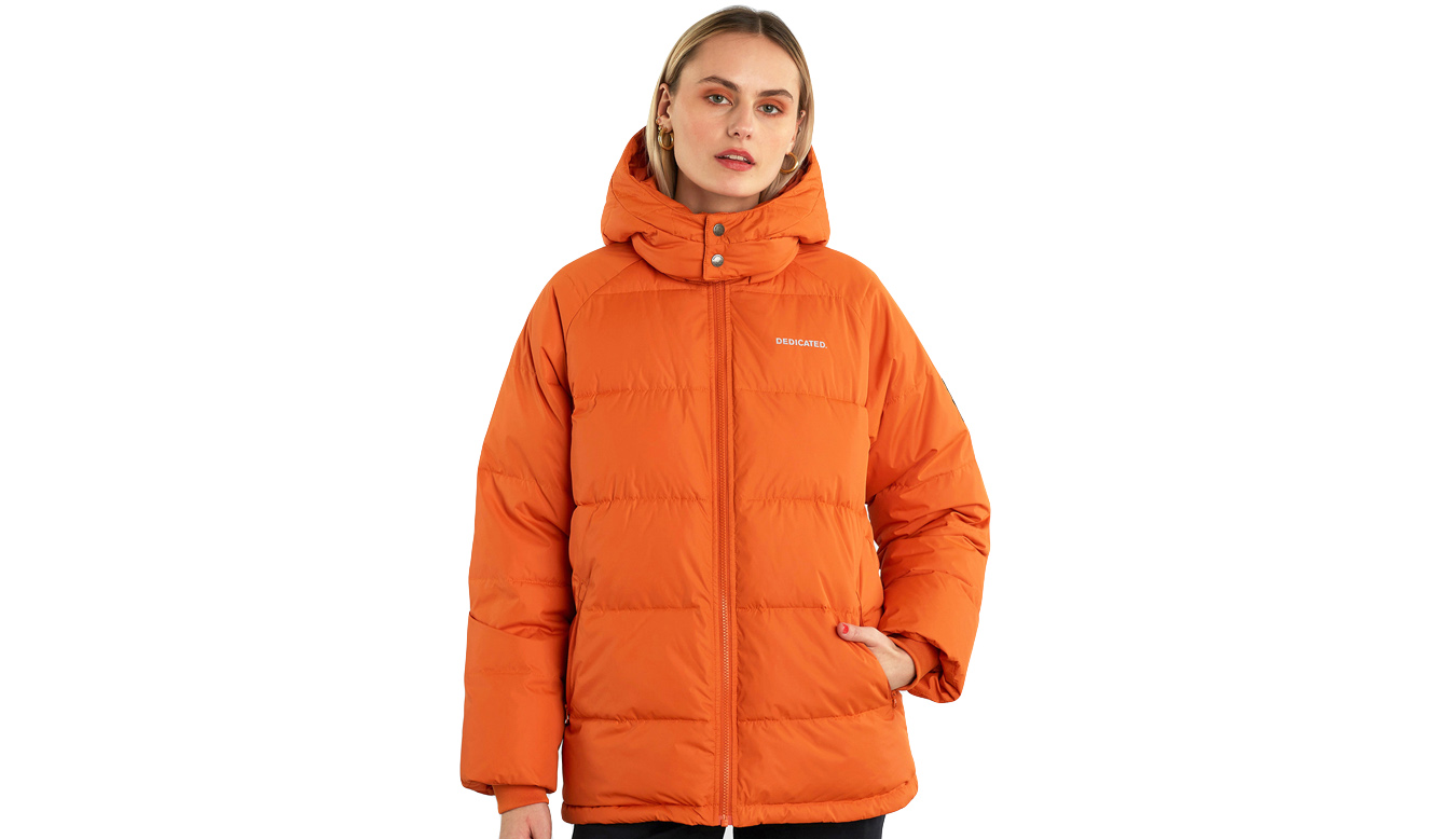 Image of Dedicated Puffer Jacket Boden Orange FR