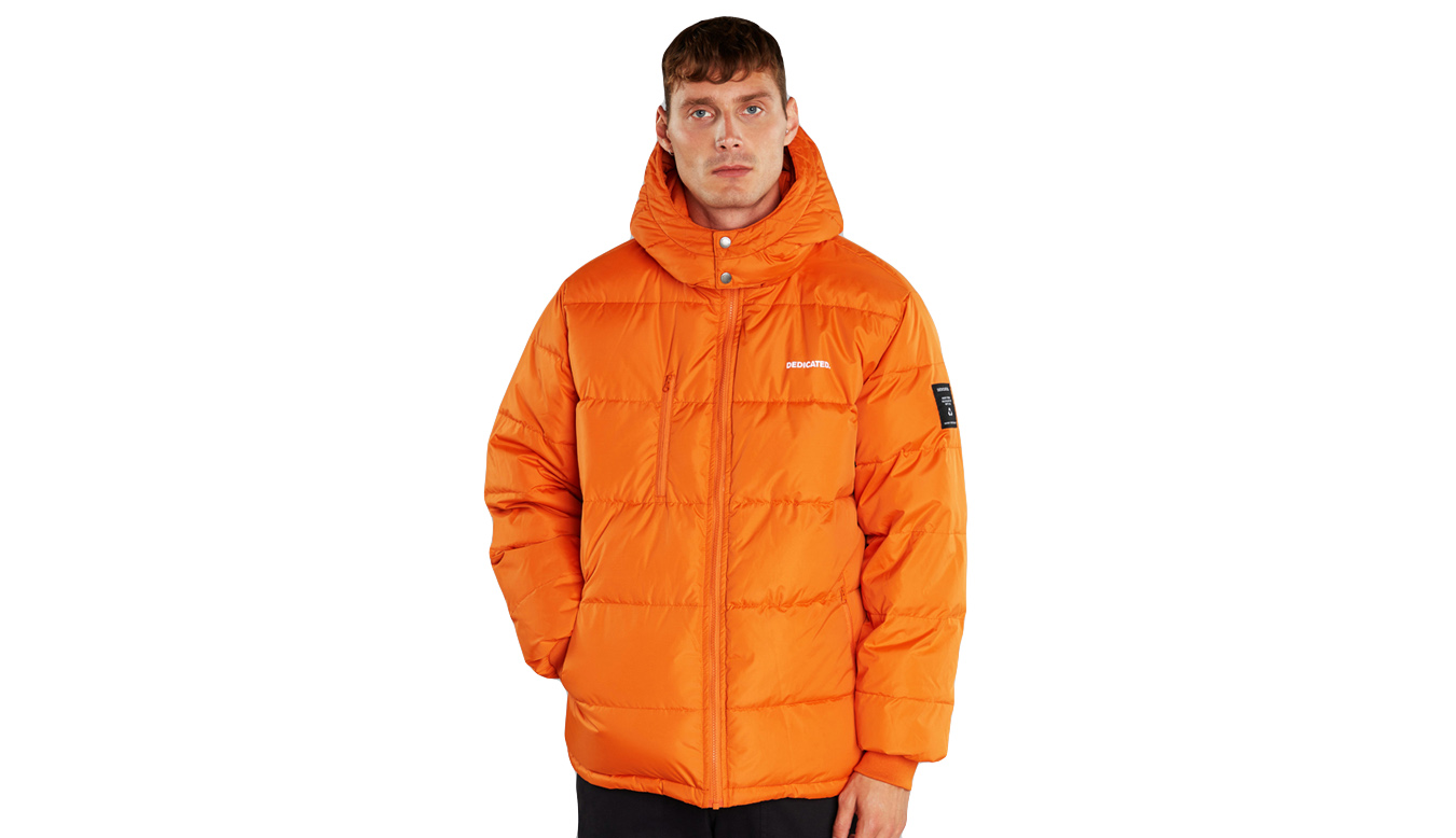 Image of Dedicated Puffer Jacket Dundret Orange HR