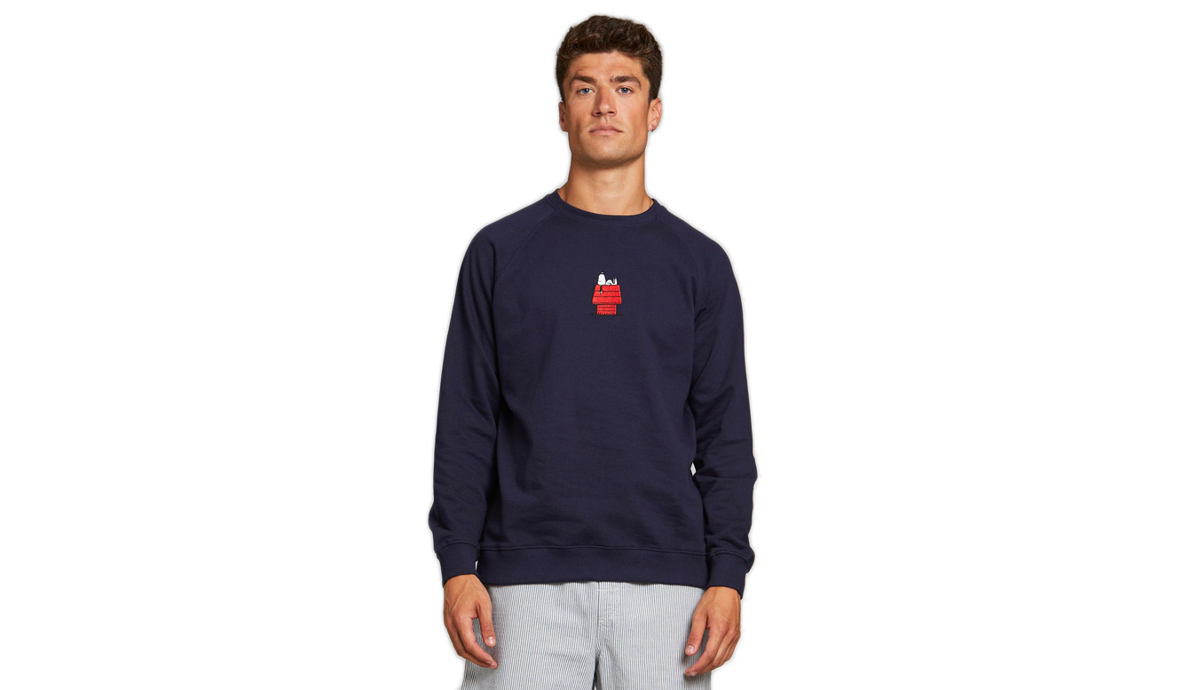 Image of Dedicated Sweatshirt Malmoe Doghouse Navy HU