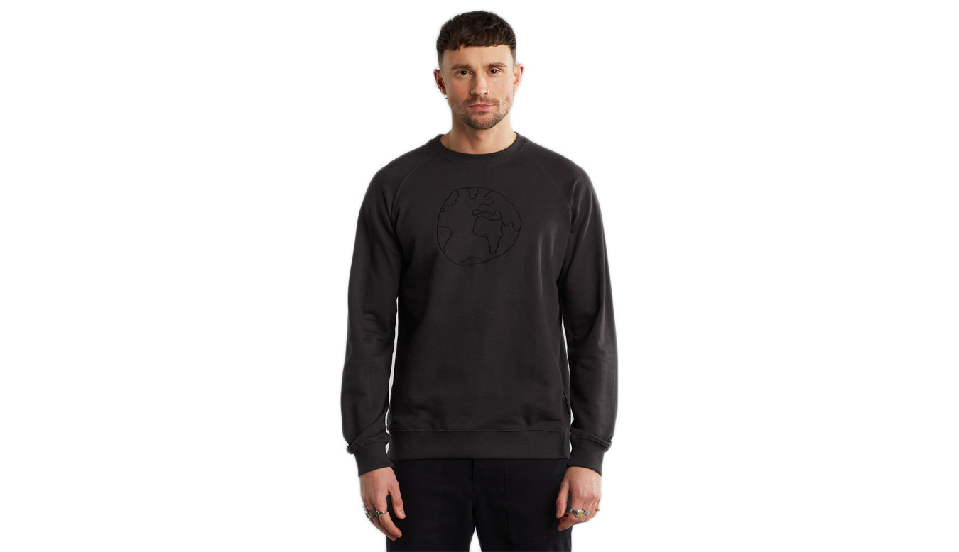 Image of Dedicated Sweatshirt Malmoe Globe Charcoal DE