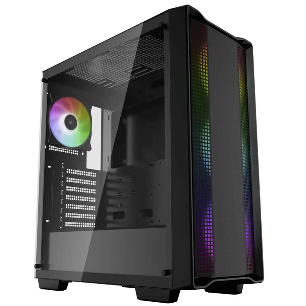 Image of DeepCool CC560 Midi tower PC casing Black 4 built-in LED fans