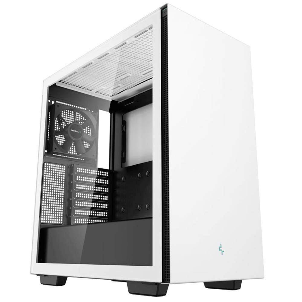 Image of DeepCool CH510 Midi tower PC casing White Built-in fan