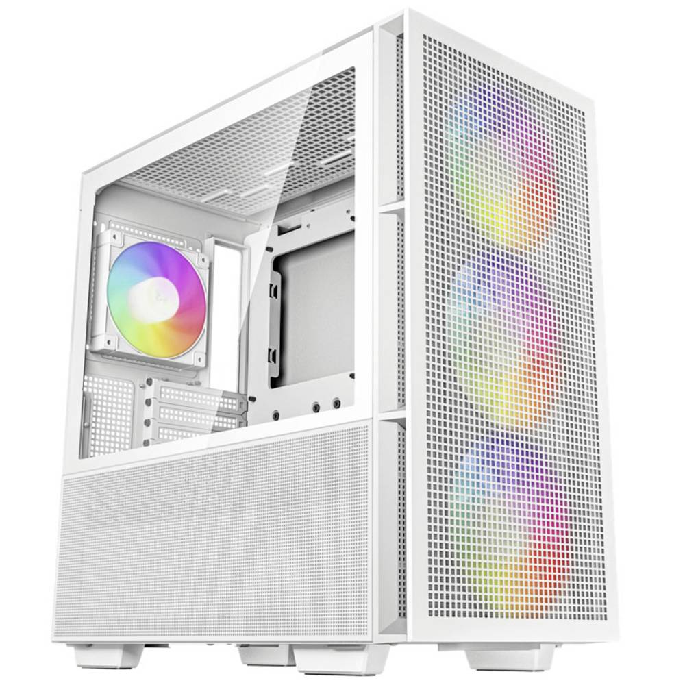 Image of DeepCool CH560 Midi tower PC casing White 4 built-in LED fans
