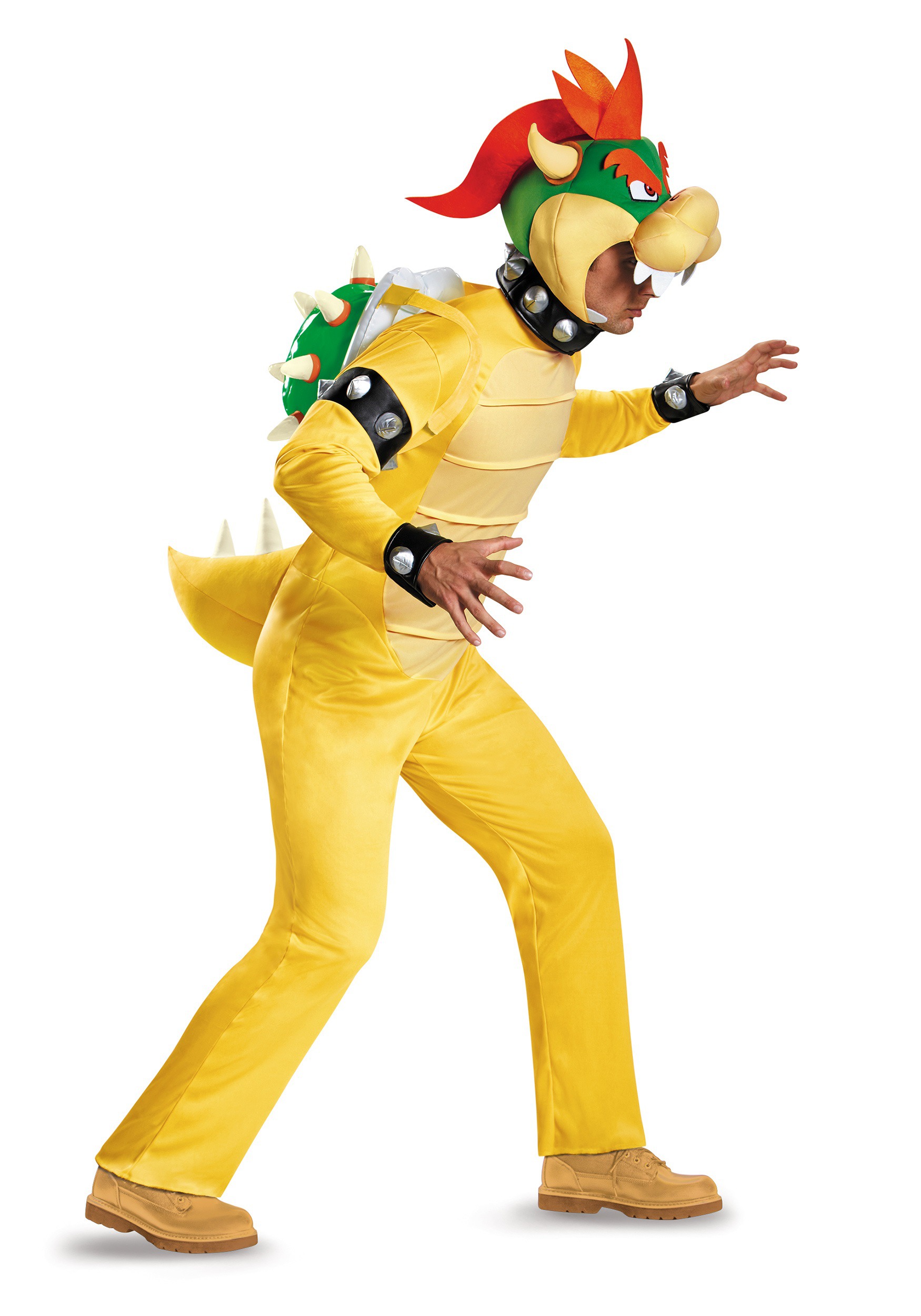 Image of Deluxe Adult Bowser Costume | Super Mario Bros Costume ID DI85174-XL