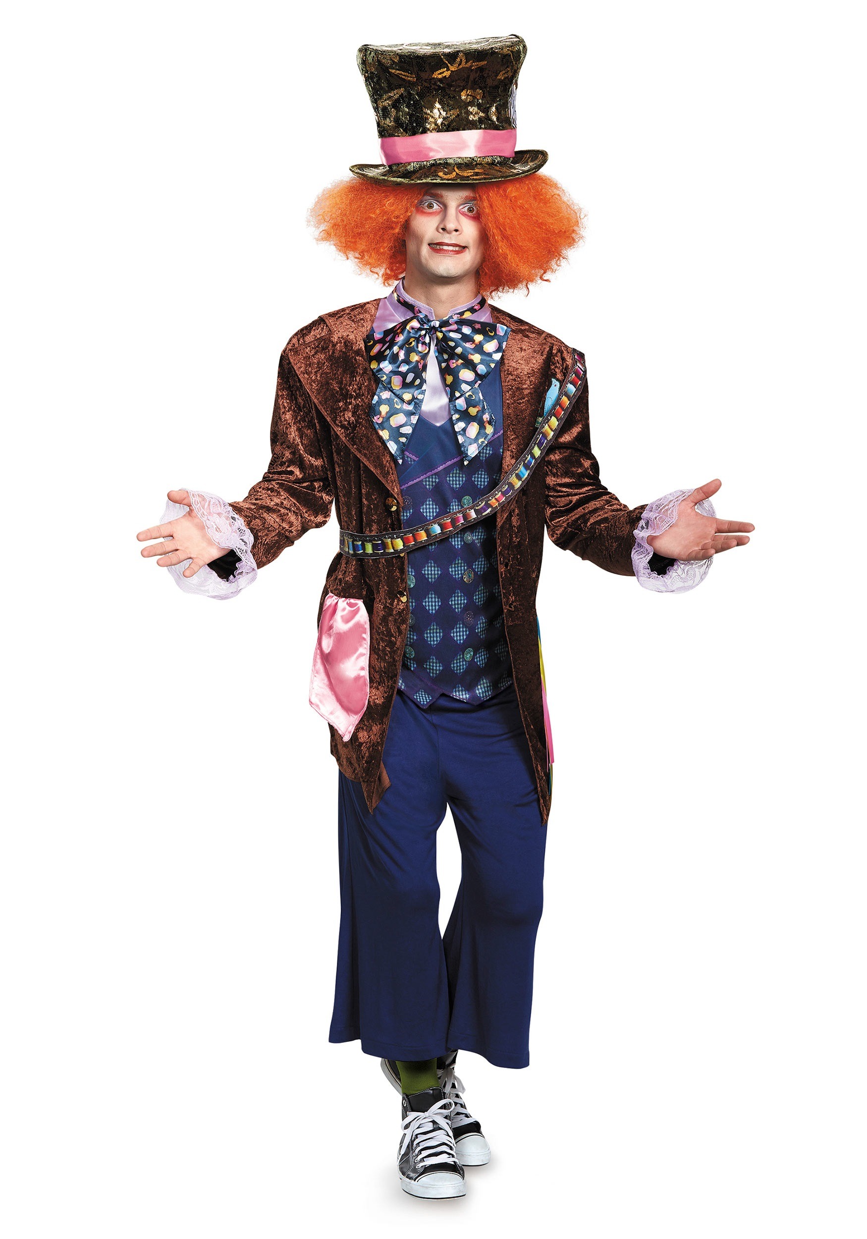 Image of Deluxe Adult Mad Hatter Costume | Movie Character Costume ID DI10195-S
