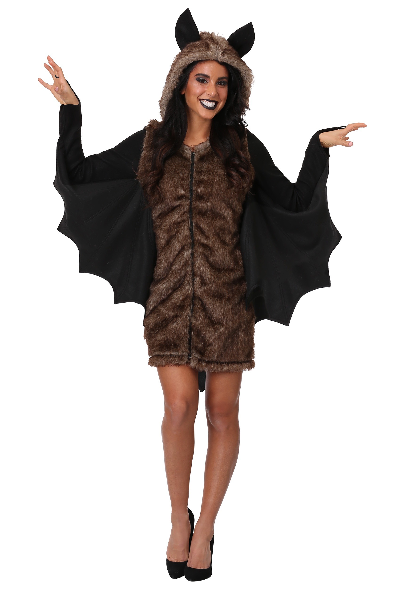 Image of Deluxe Bat Costume for Plus Size Women ID FUN4067PL-1X