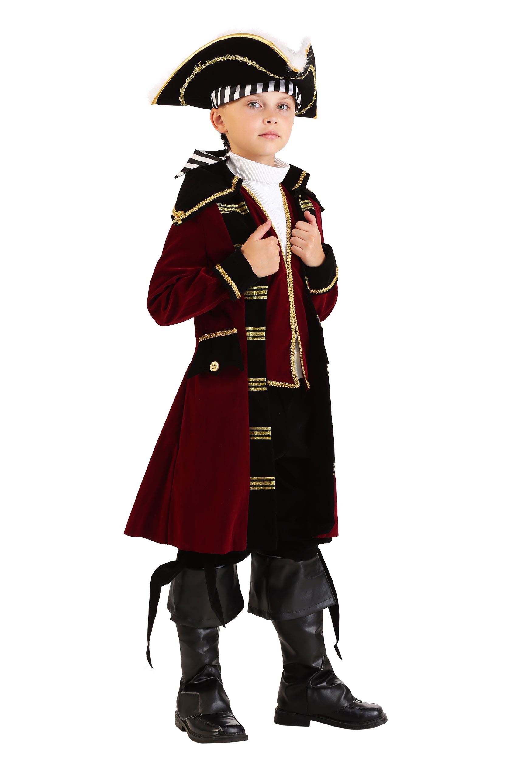 Image of Deluxe Boys Captain Hook Costume ID FUN1200CH-M