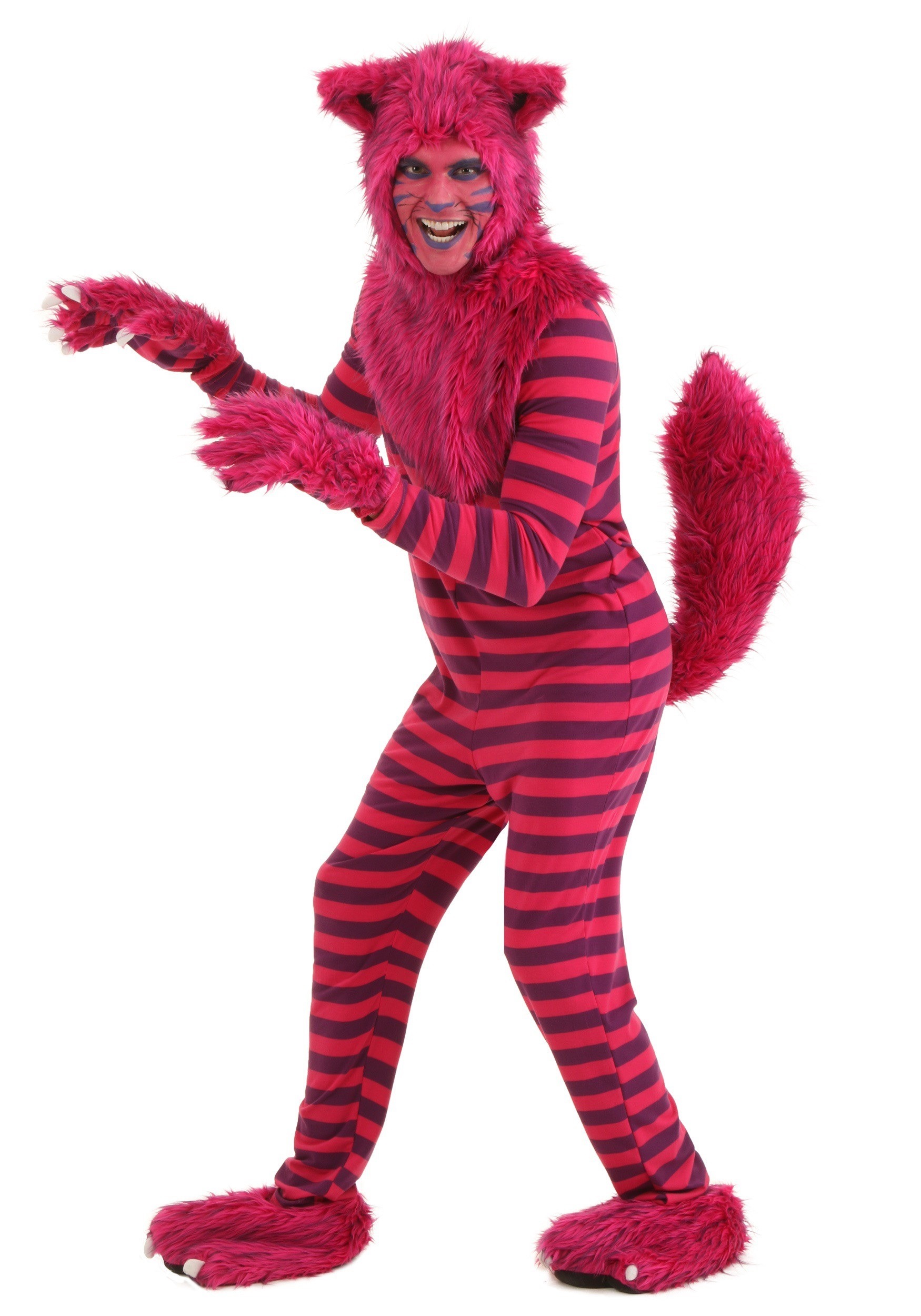Image of Deluxe Cheshire Cat Costume for Adults ID FUN2229AD-XL