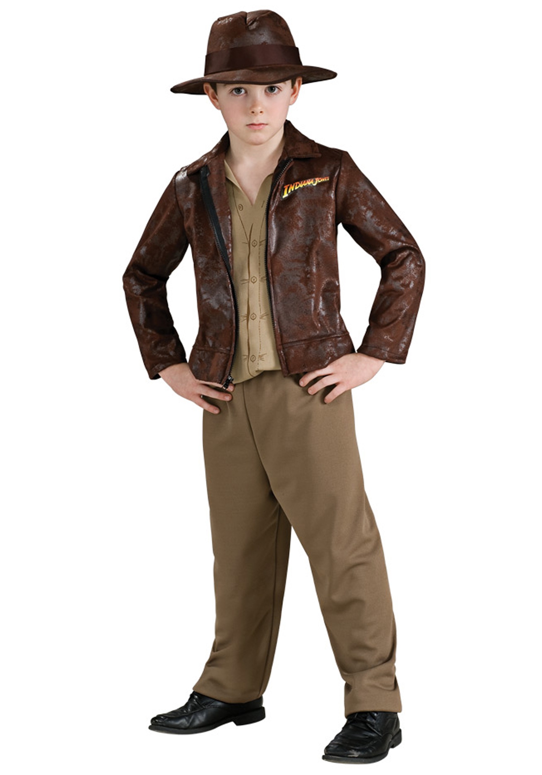 Image of Deluxe Child Indiana Jones Costume ID RU883126-L