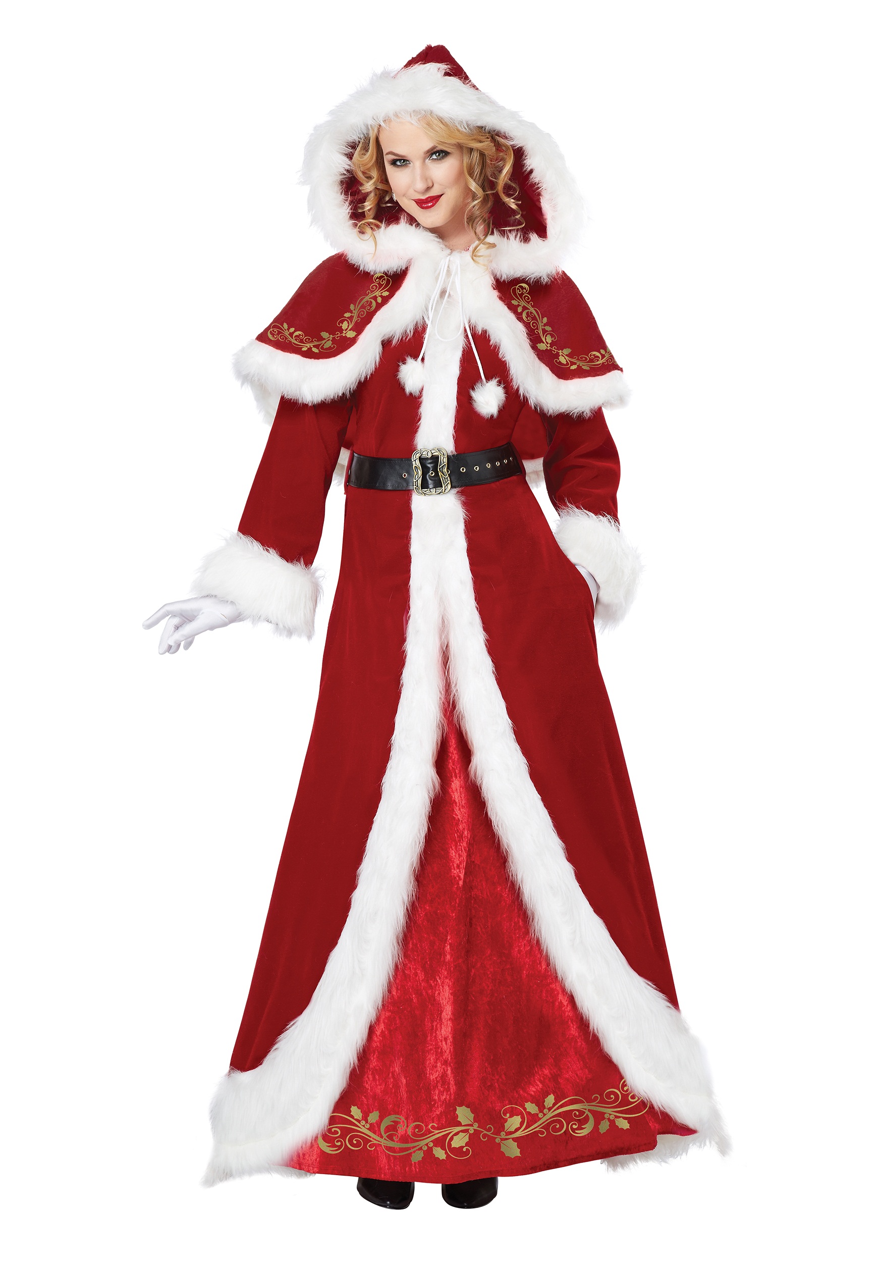 Image of Deluxe Classic Mrs Claus Costume ID CA01557-S