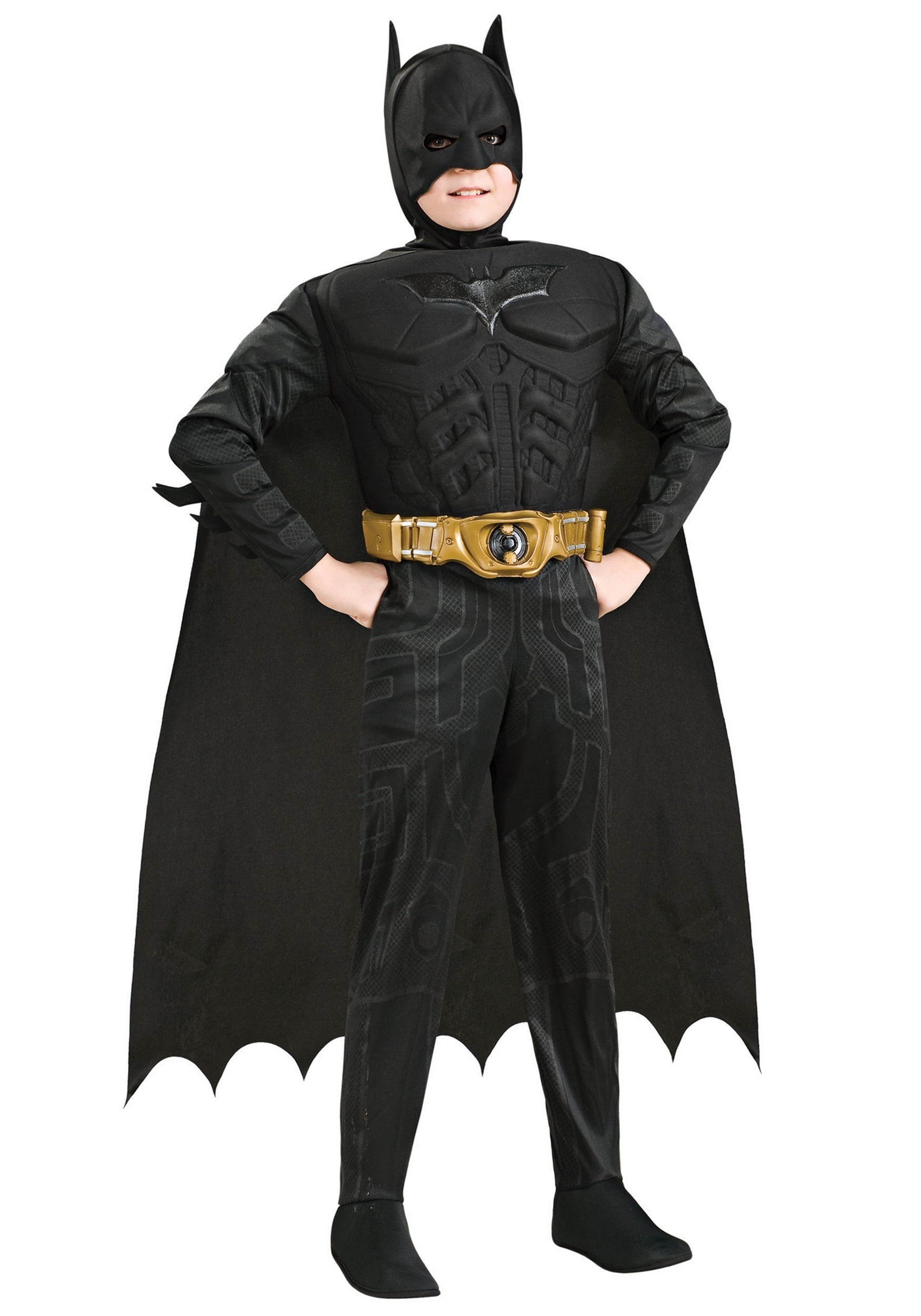 Image of Deluxe Dark Knight Batman Costume for Kids ID RU881290-L