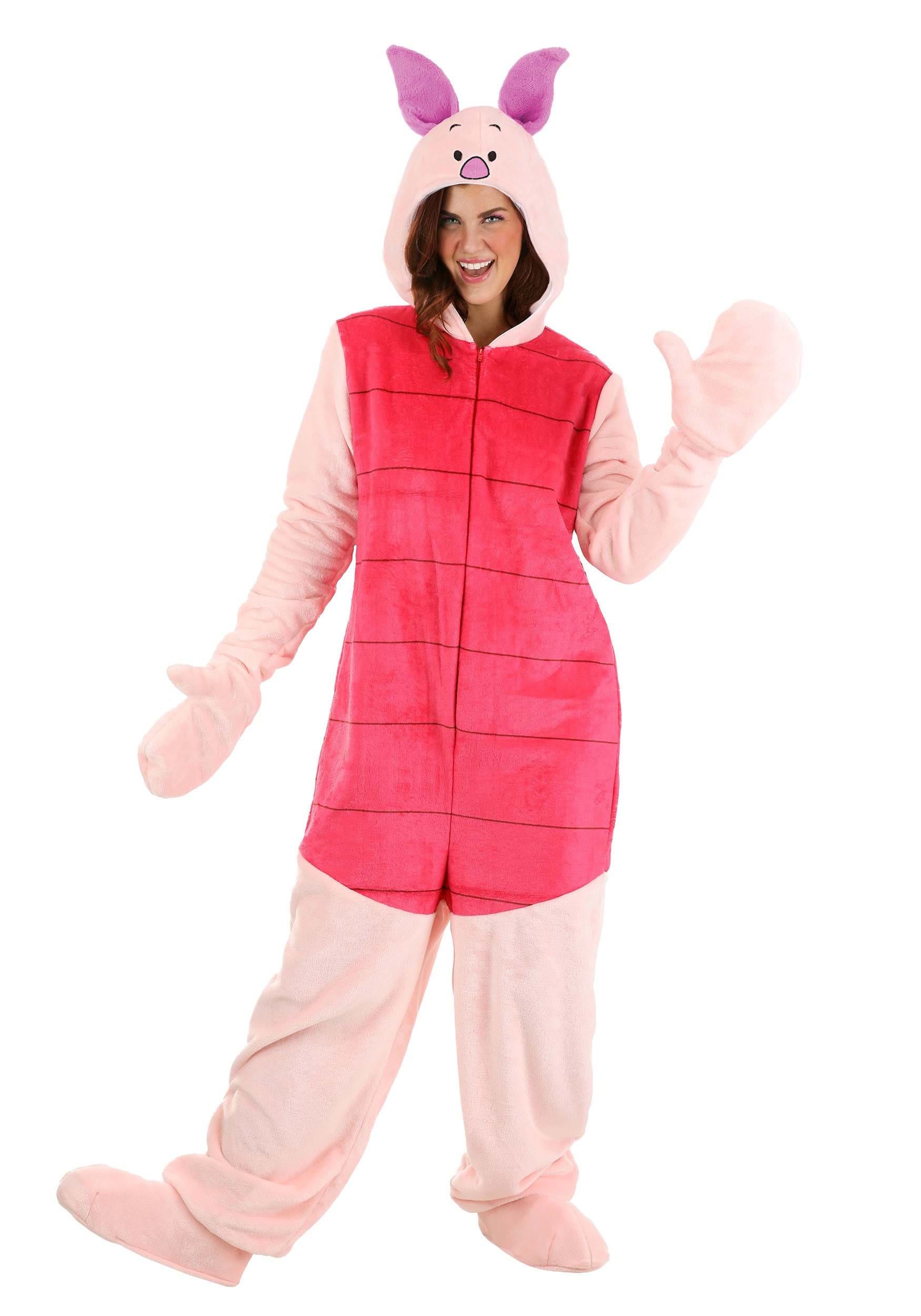 Image of Deluxe Disney Piglet Costume for Adults ID FUN4715AD-L