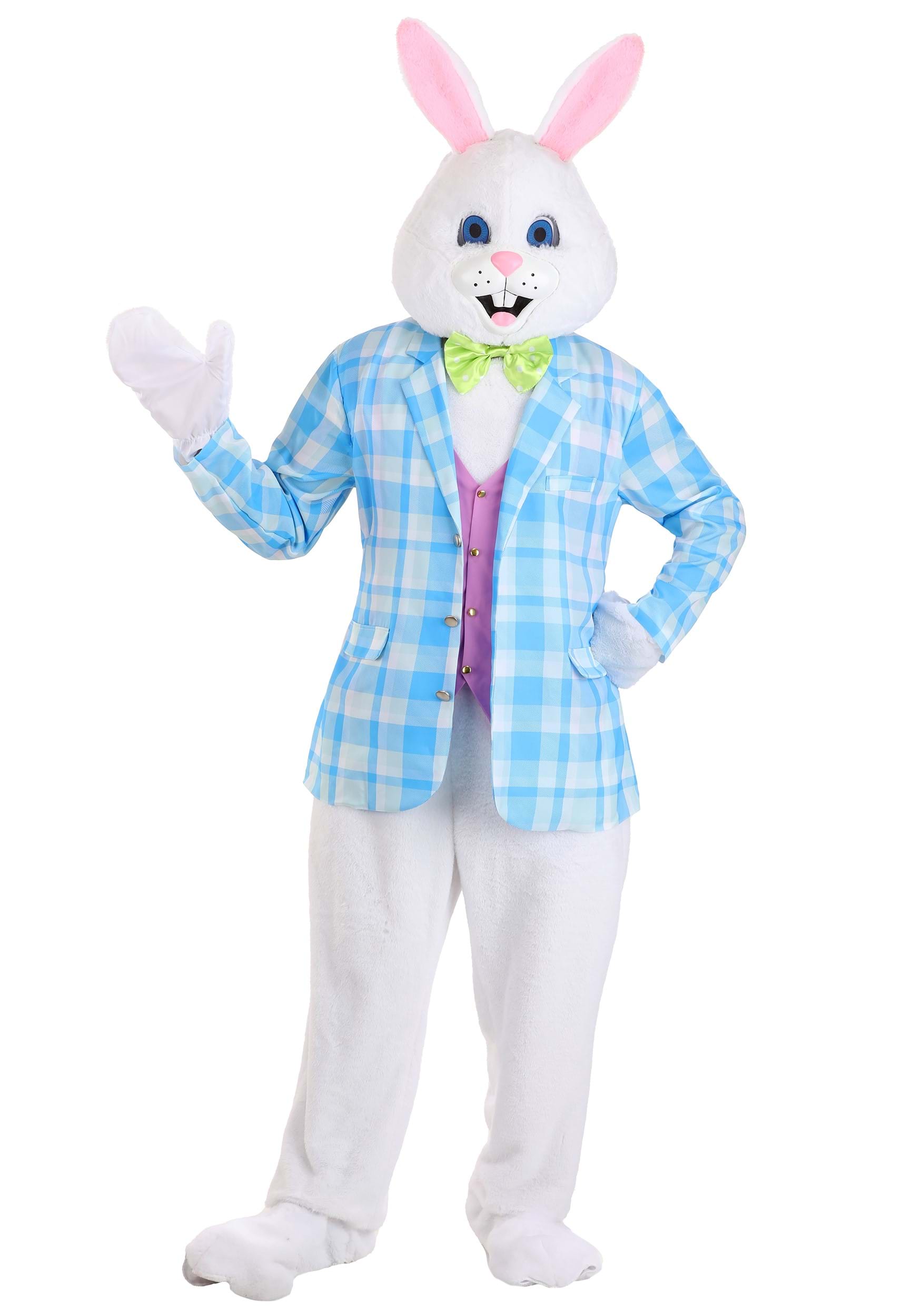 Image of Deluxe Easter Bunny Mascot Adult Costume | Easter Bunny Costumes ID FUN5692AD-L/XL
