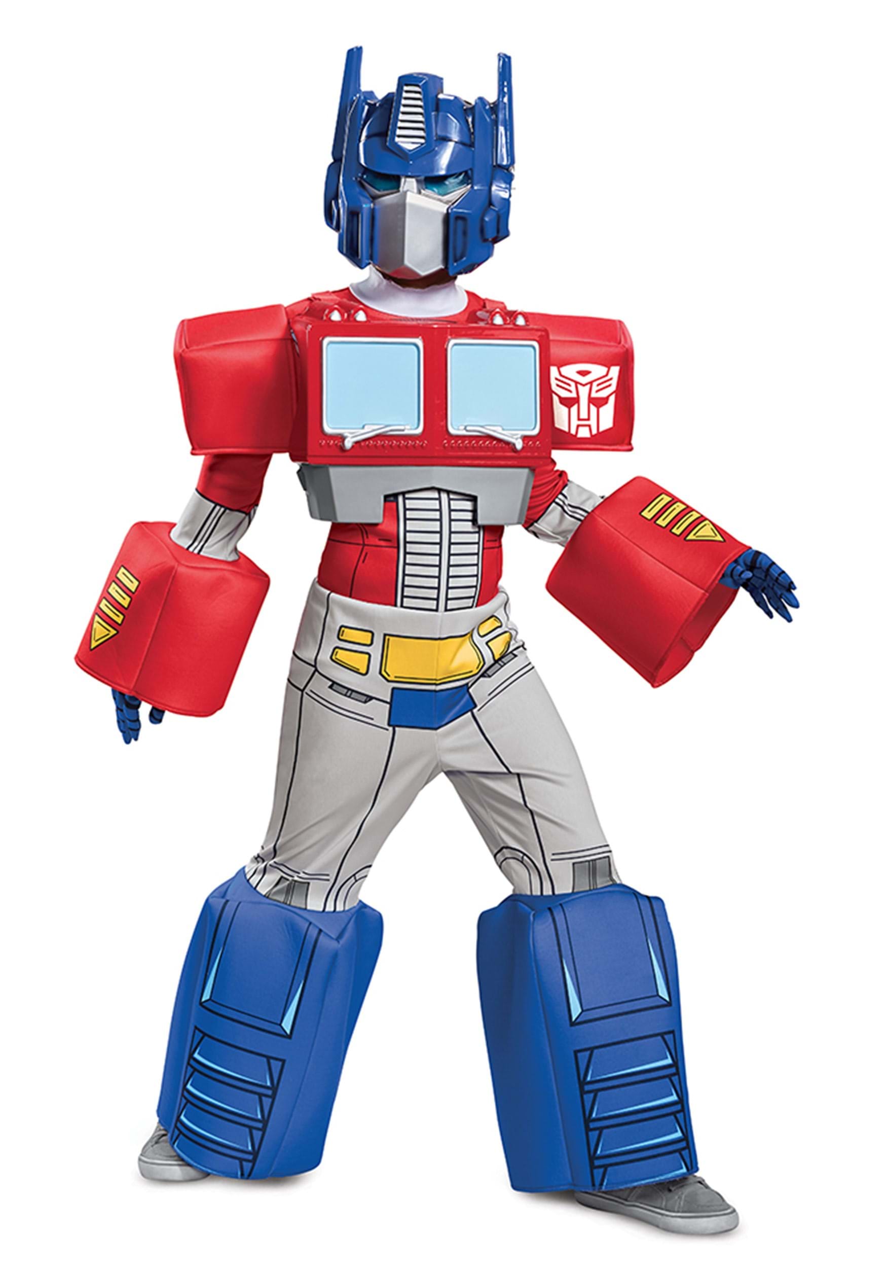 Image of Deluxe Gen 1 Transformers Optimus Prime Costume ID DI66436-7/8