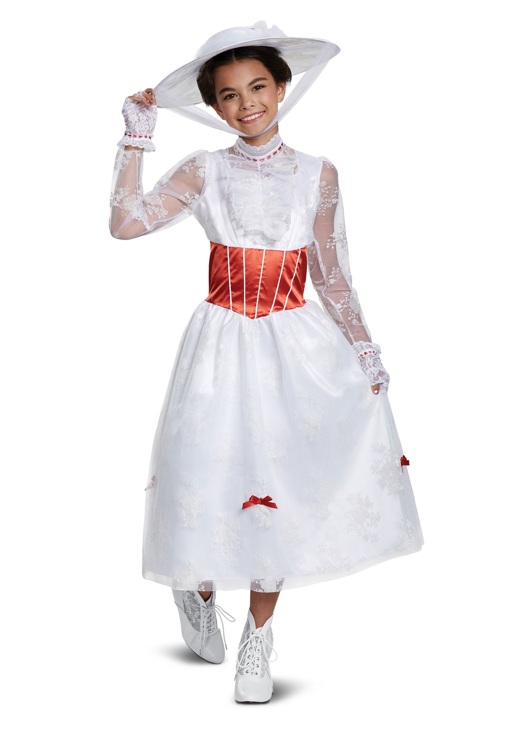 Image of Deluxe Girl's Mary Poppins Costume ID DI66107-10/12
