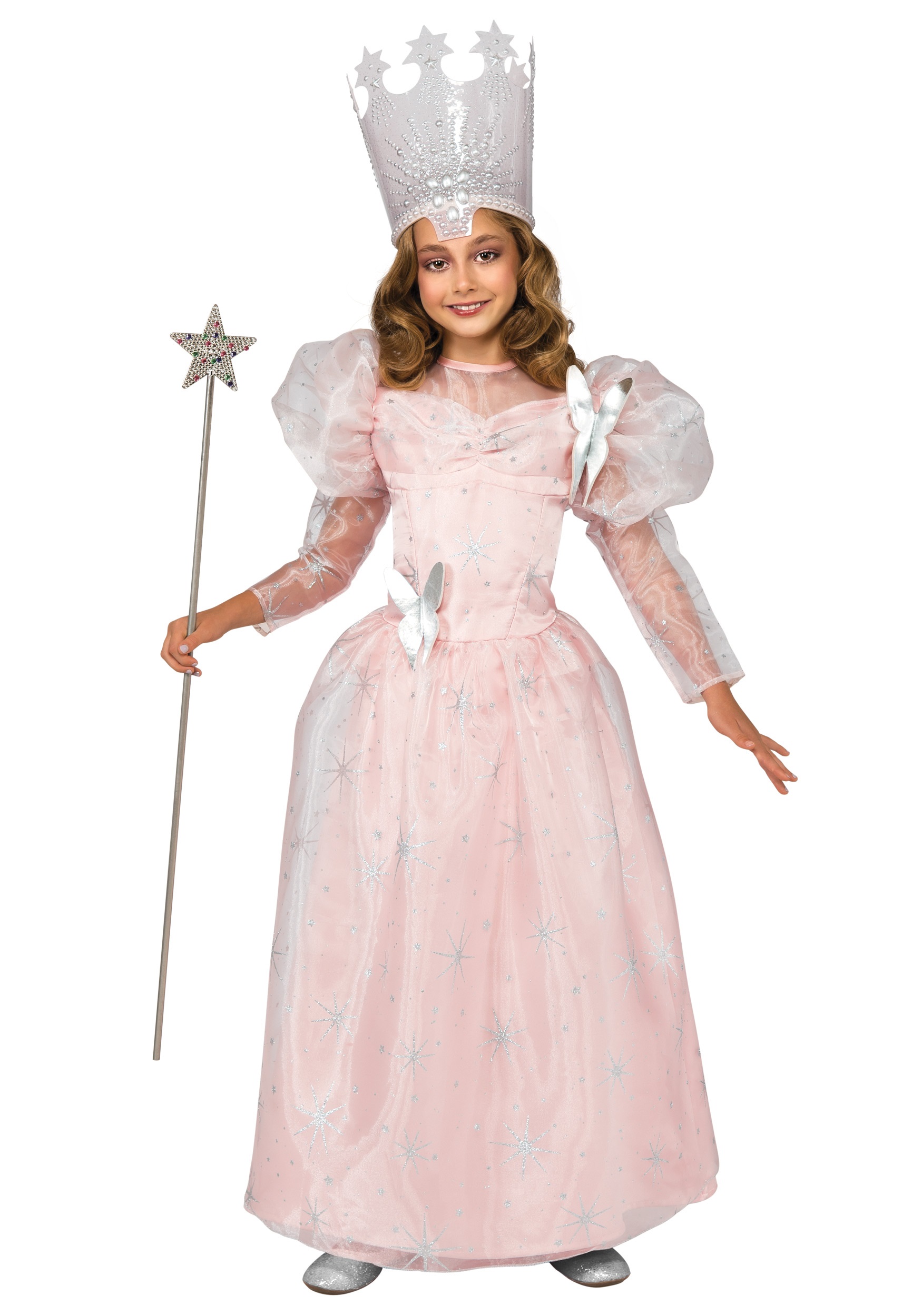 Image of Deluxe Glinda the Good Witch Costume for Kids | Wizard of Oz Costumes ID RU886495-S