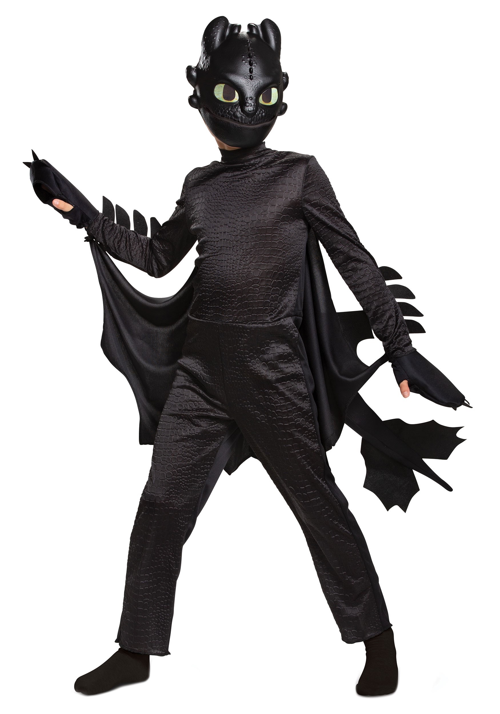 Image of Deluxe How to Train Your Dragon Toothless Costume for Kids ID DI87920-7/8