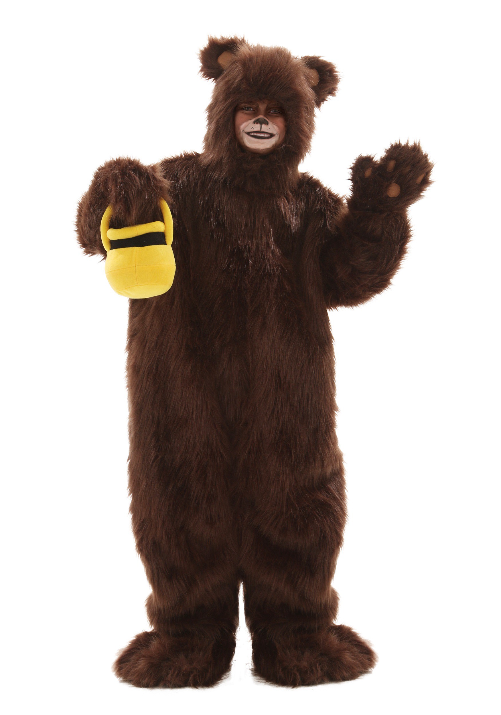 Image of Deluxe Kid's Furry Brown Bear Costume ID FUN2262CH-S