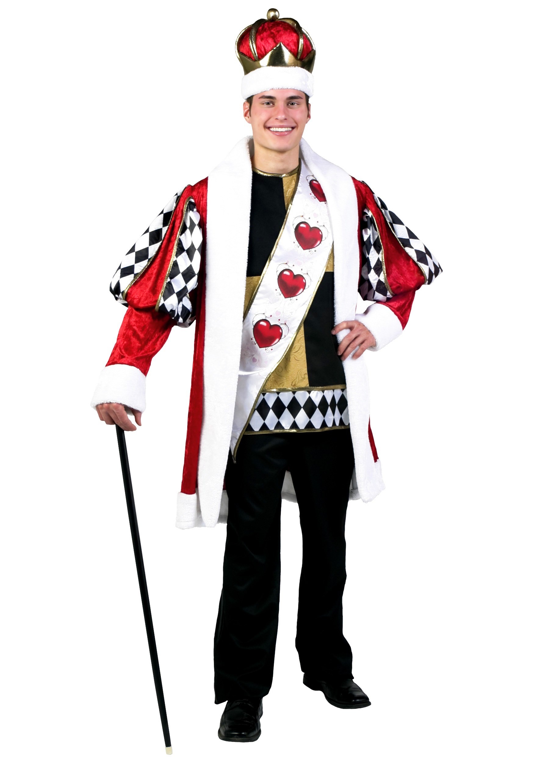 Image of Deluxe King of Hearts Costume | Made By Us | Exclusive ID FUN2053AD-M