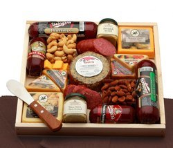 Image of Deluxe Meat & Cheese Lovers Sampler Tray