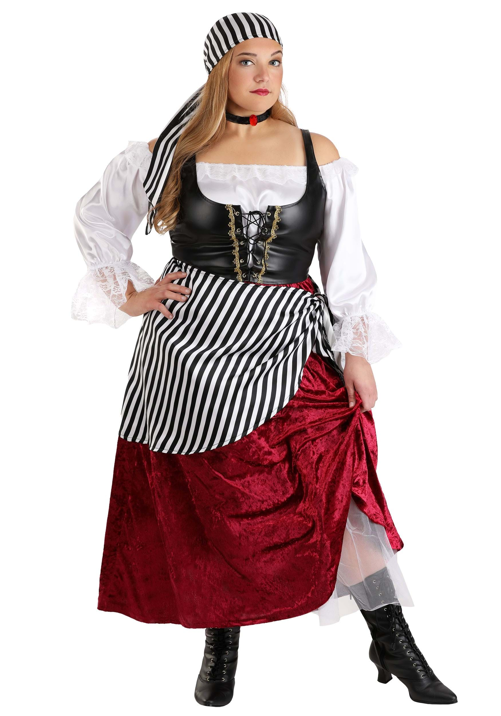 Image of Deluxe Pirate Wench Costume | Exclusive | Sea Maiden Costume ID FUN2062AD-XL